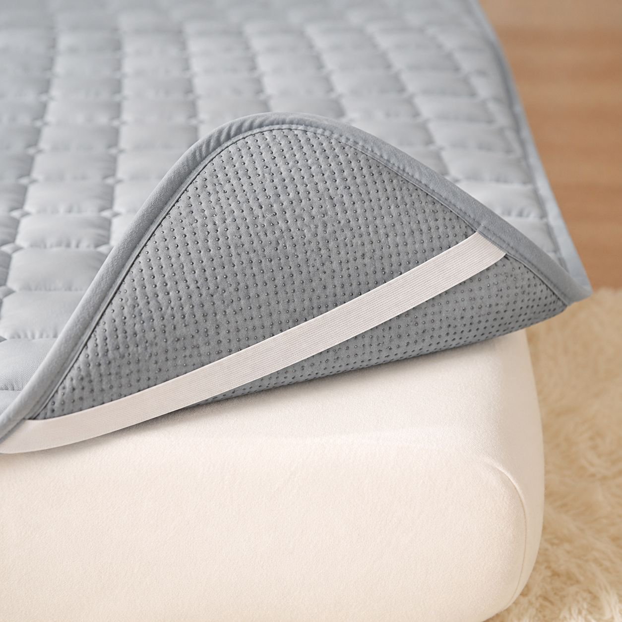 Colchoneta antideslizante para tatami, uso estudiantil/dormitorio, lavable a máquina