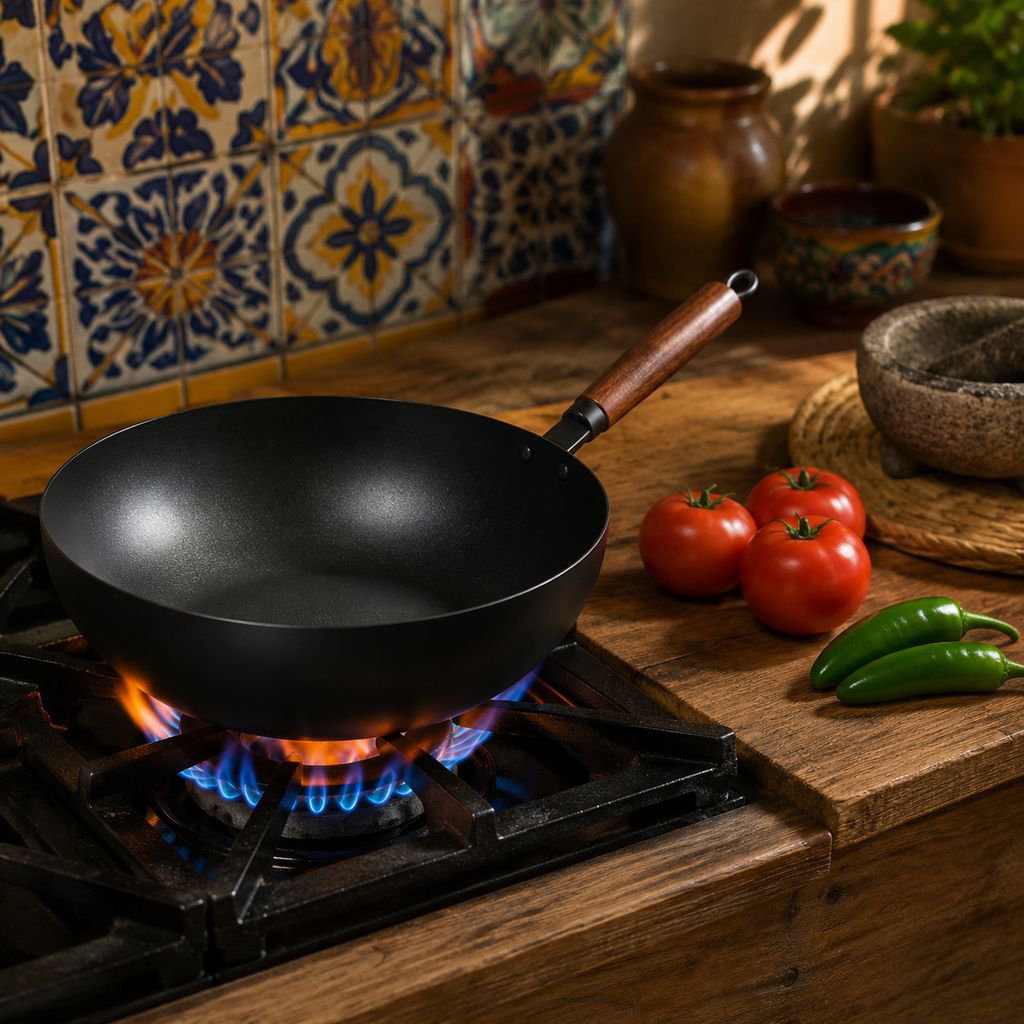 Olla de hierro multifuncional para uso doméstico