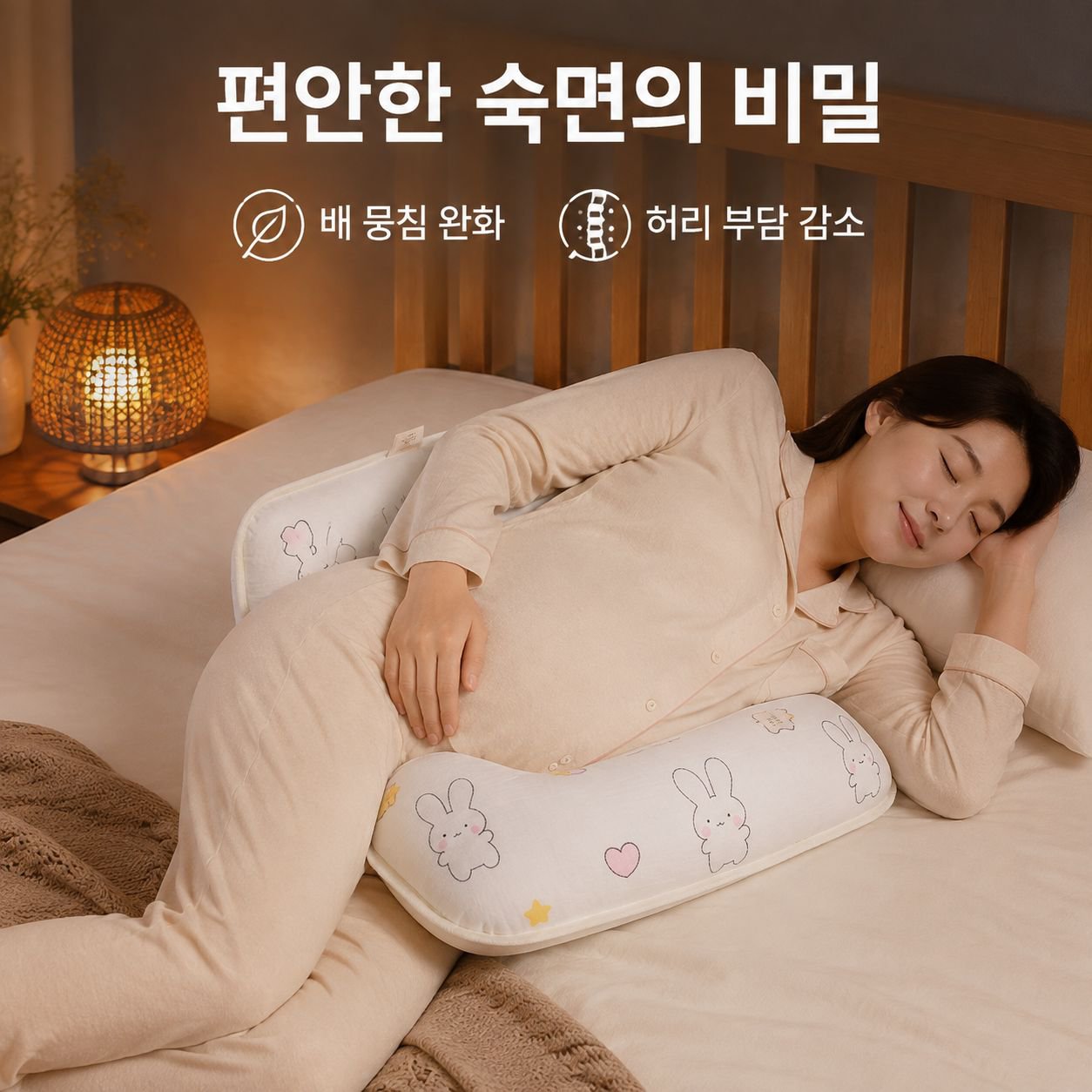 임산부 전용 서포트 베개, 숙면을 위한 선택