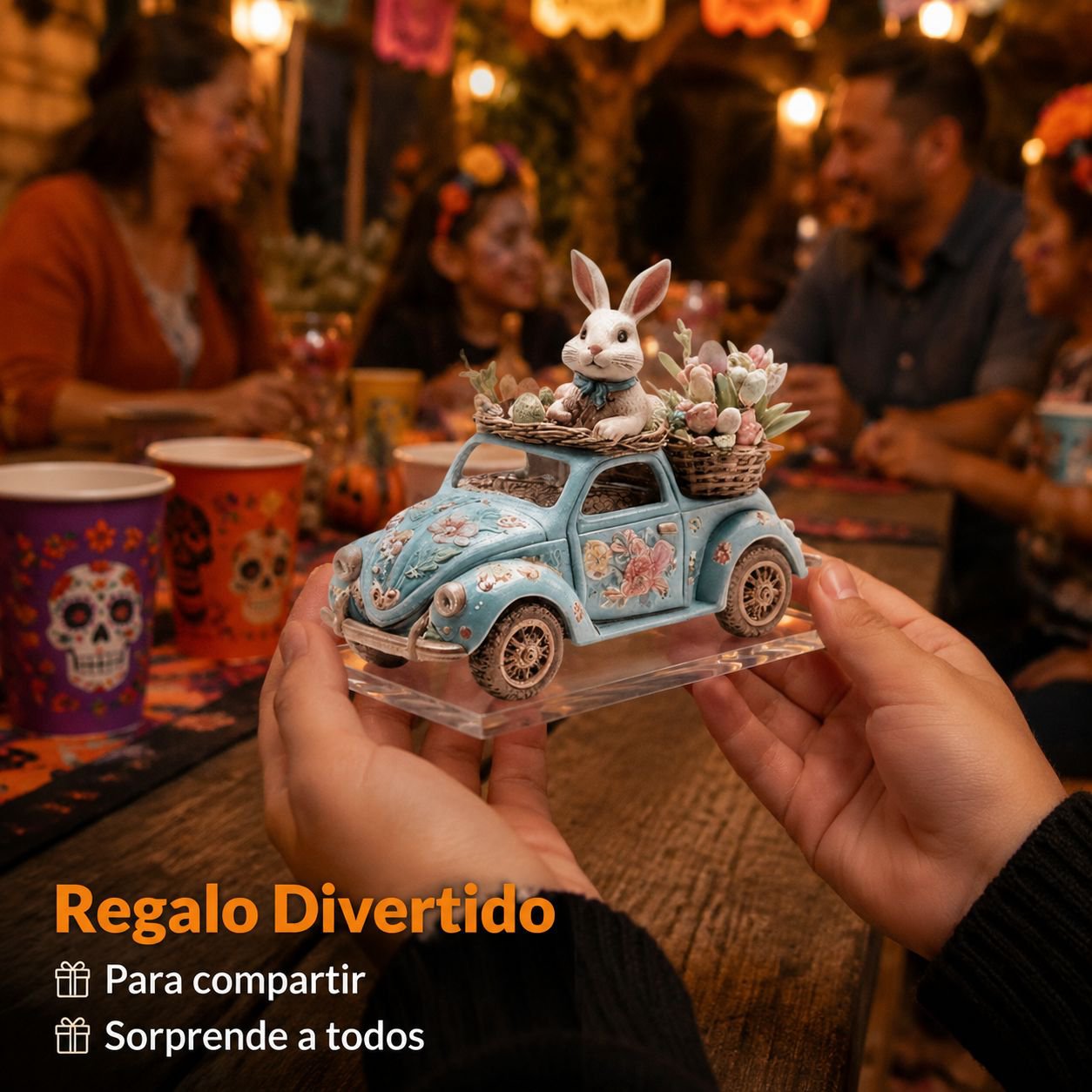 Suministros festivos, adorno lindo de acrílico para sala de estar