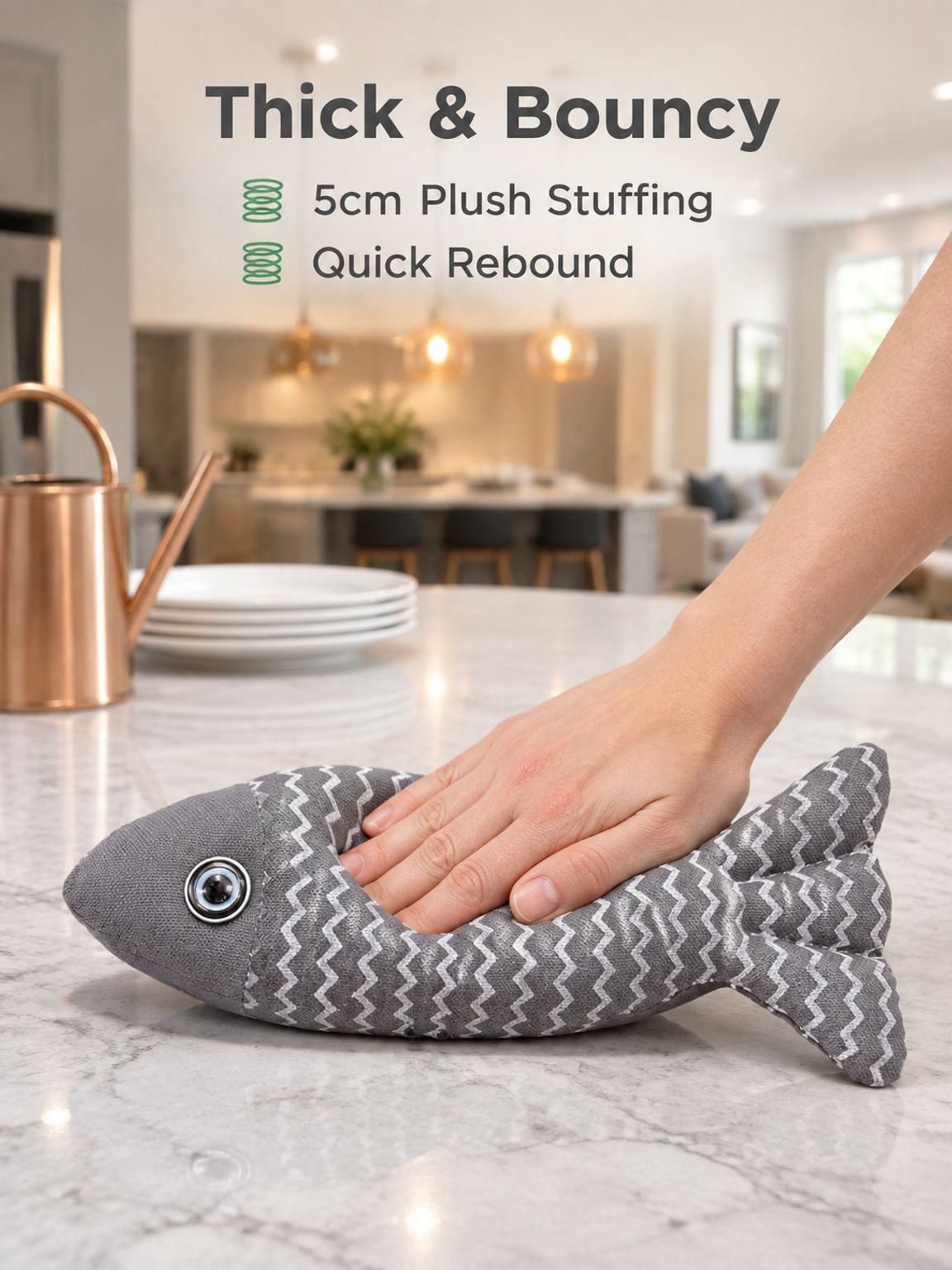 Linen Fish Cat Toy