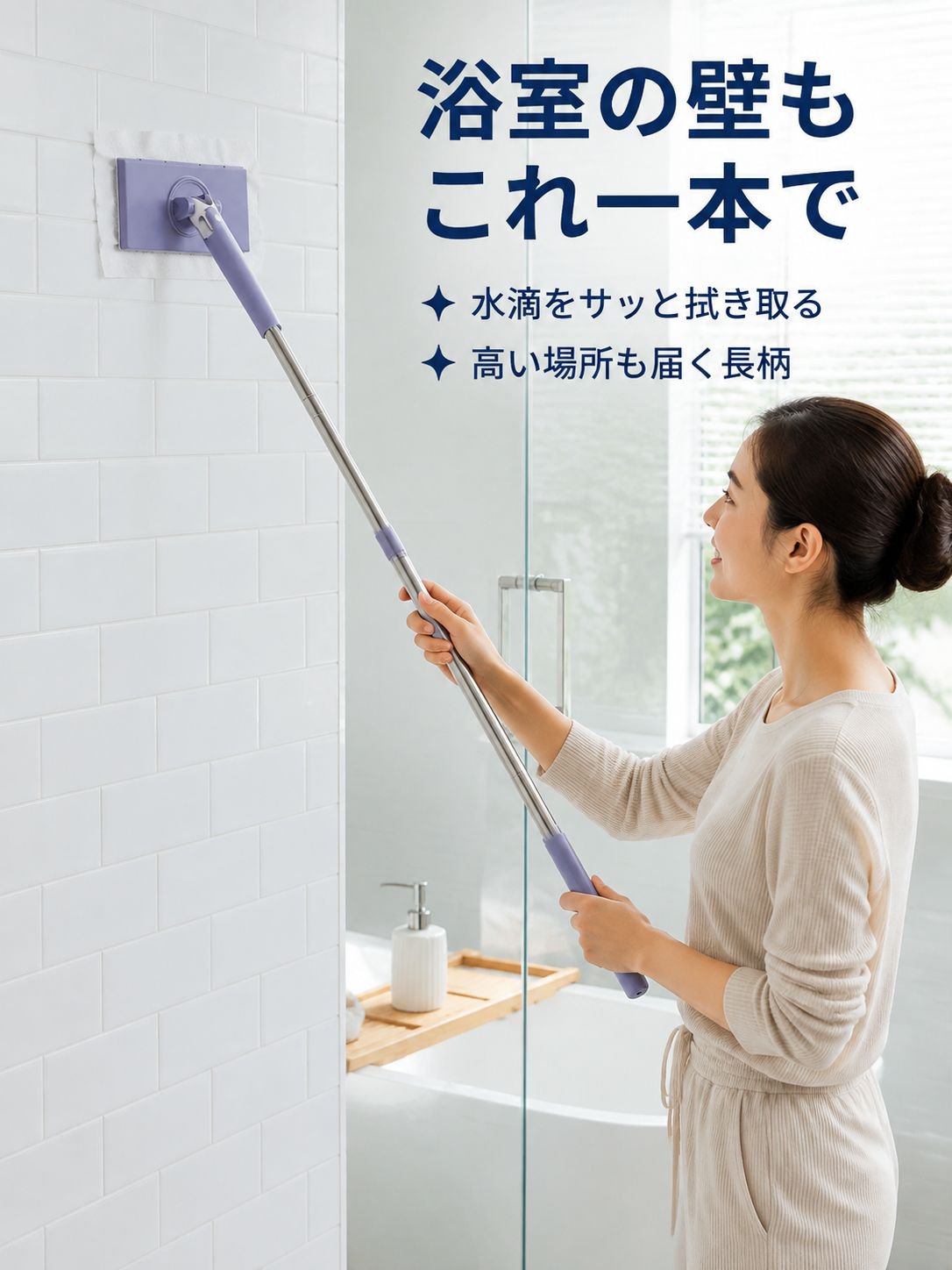 フェイスタオル 小型モップ