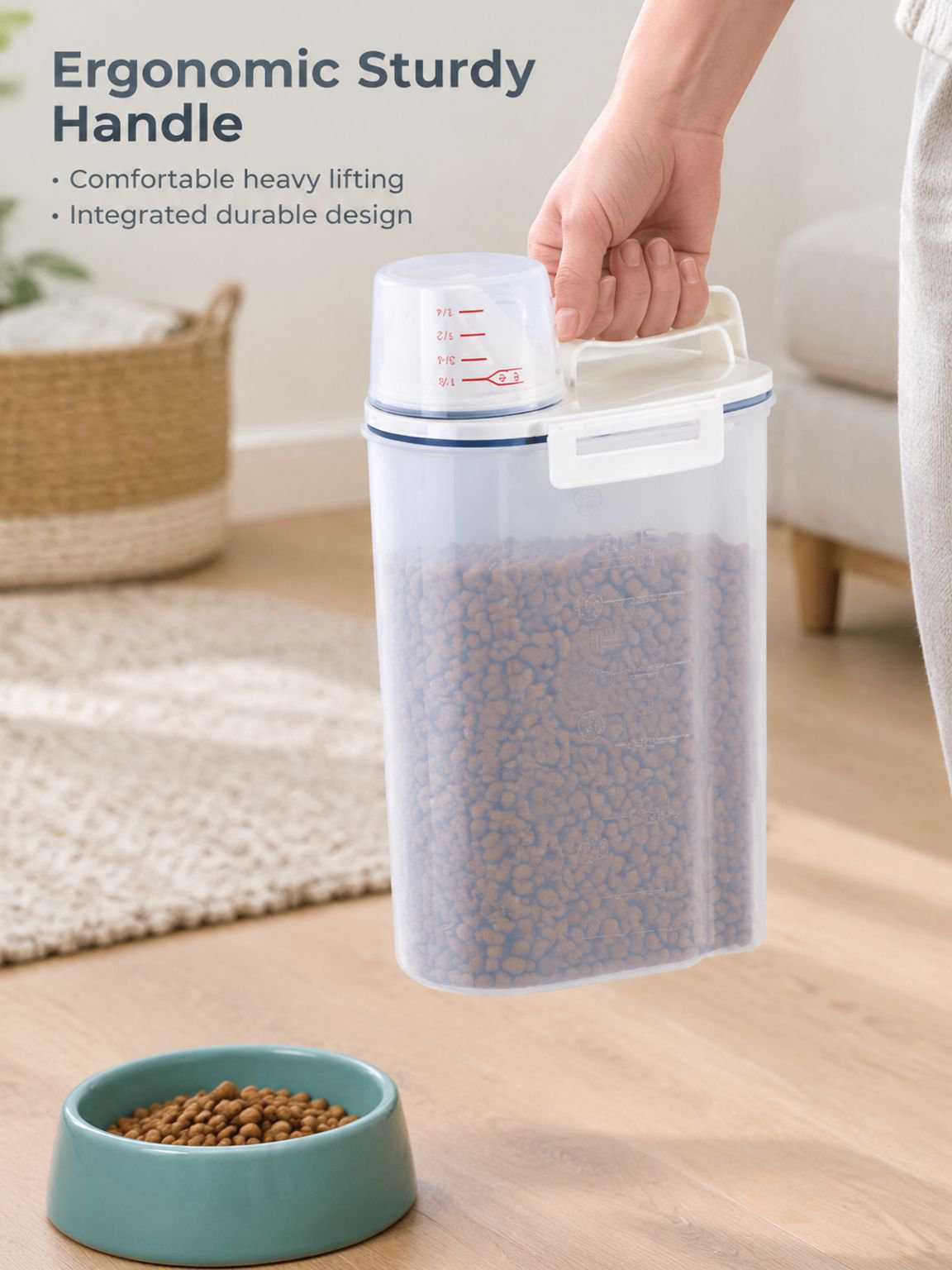 Cereal keeper container designed to maintain freshness and prevent moisture