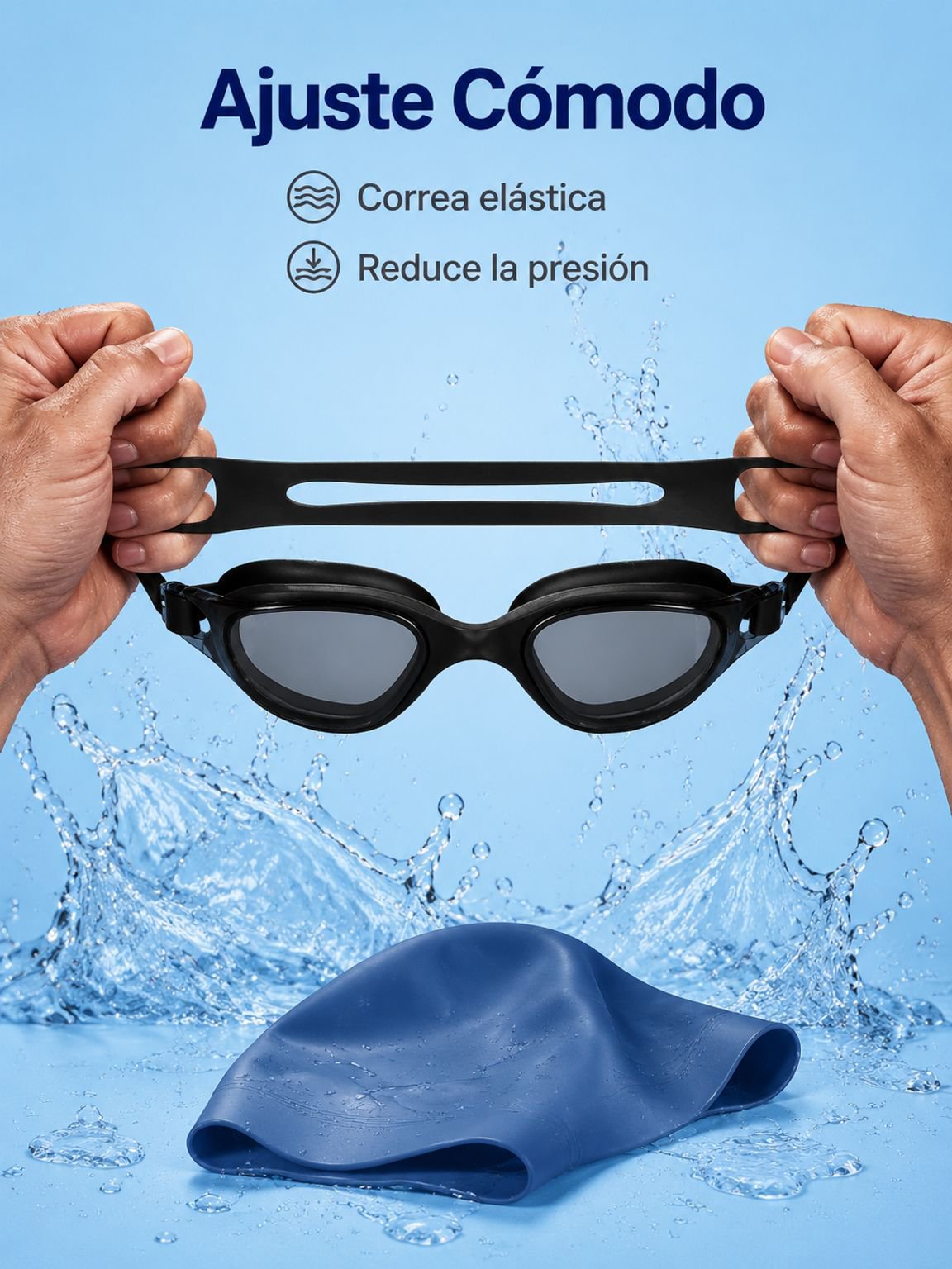 Gafas profesionales de natación para adultos