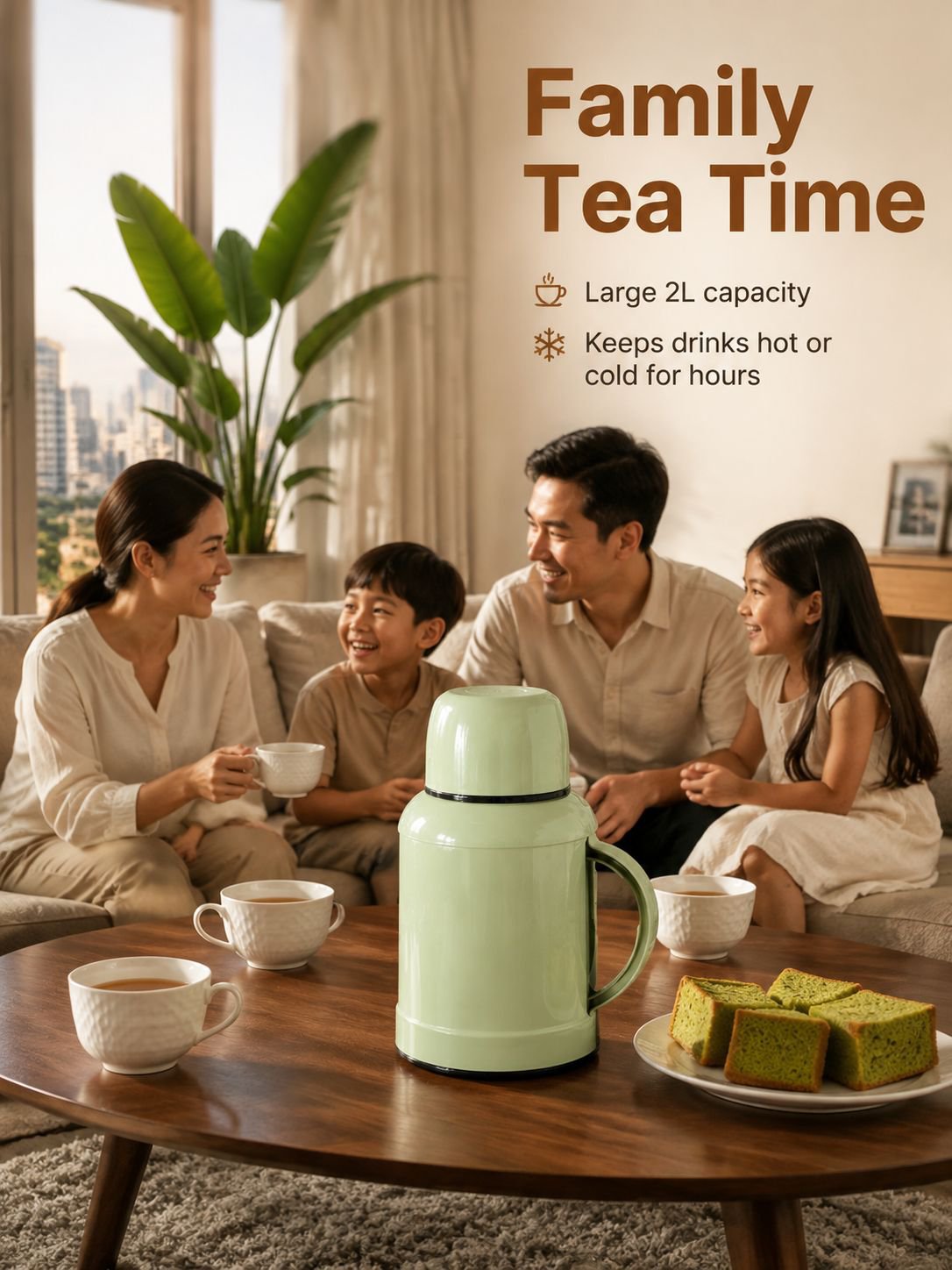 large capacity thermos flask