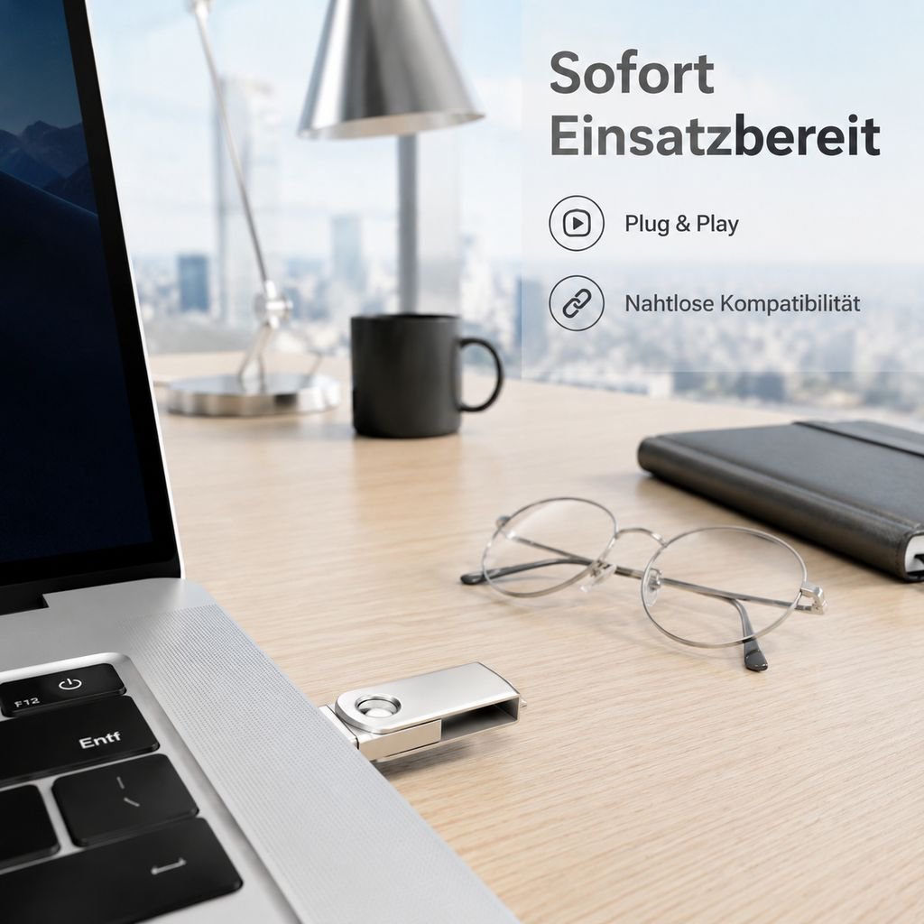 Metall-Dreh-USB-Stick Wasserdicht und tragbar