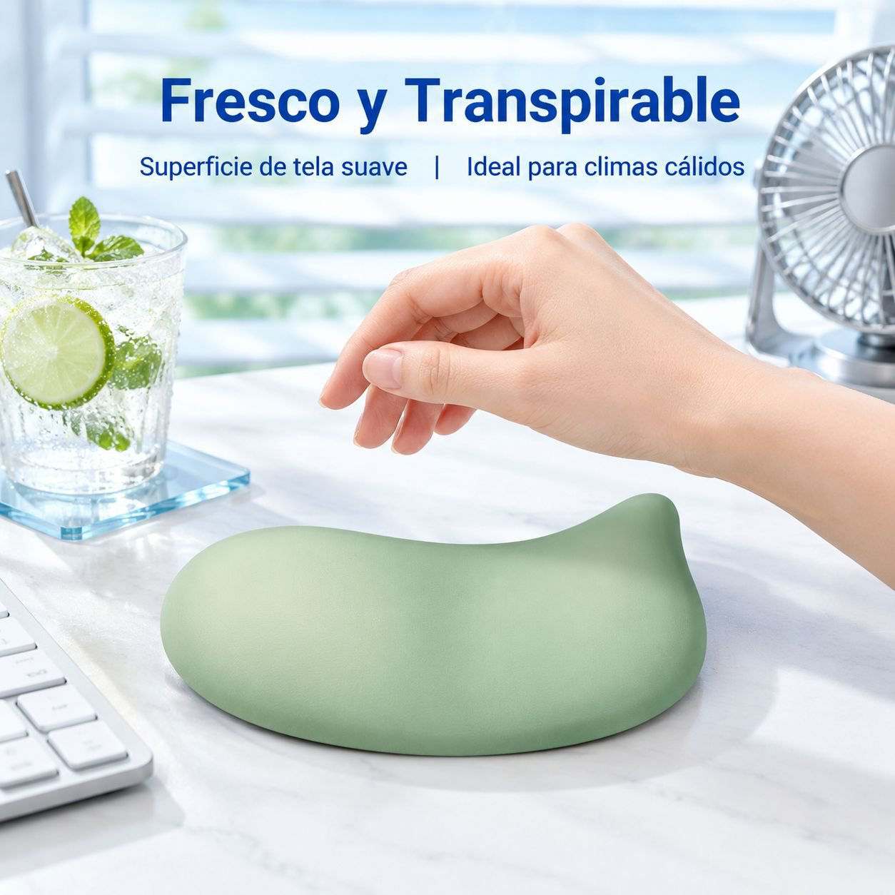 Soporte ergonómico de silicona antideslizante para muñeca
