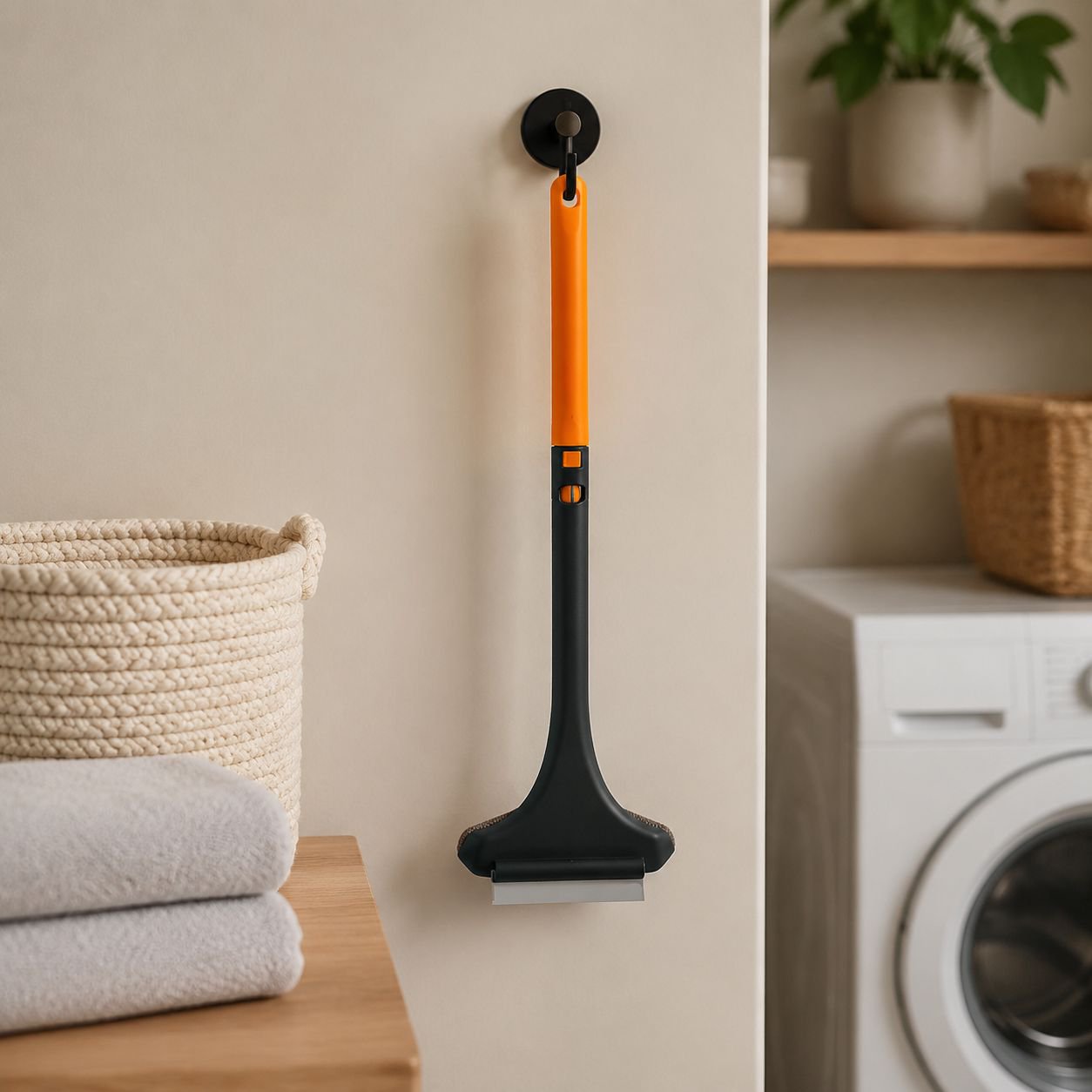 Quick drying squeegee for tiles and windows