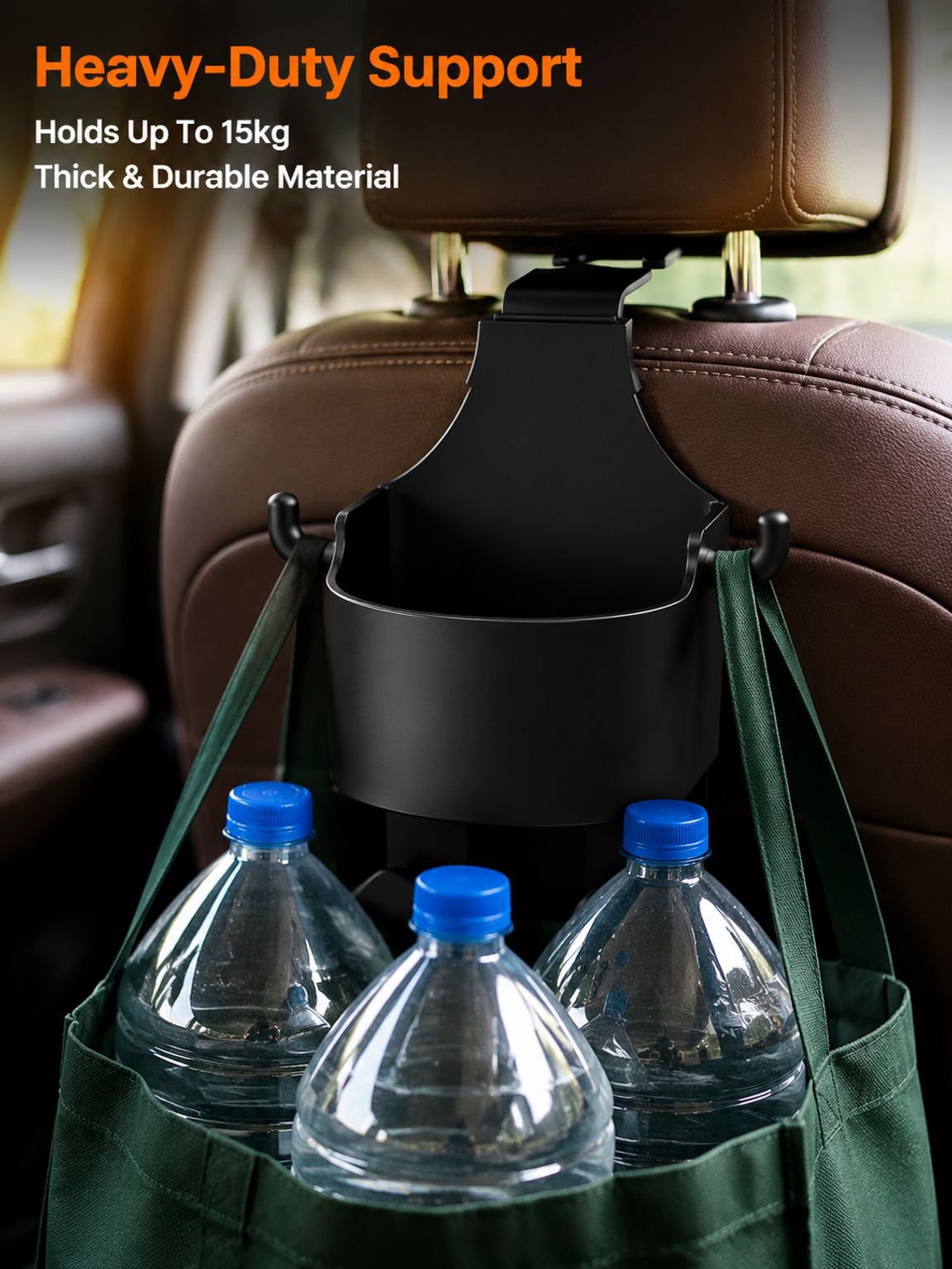 Car cup holder, phone holder, hook
