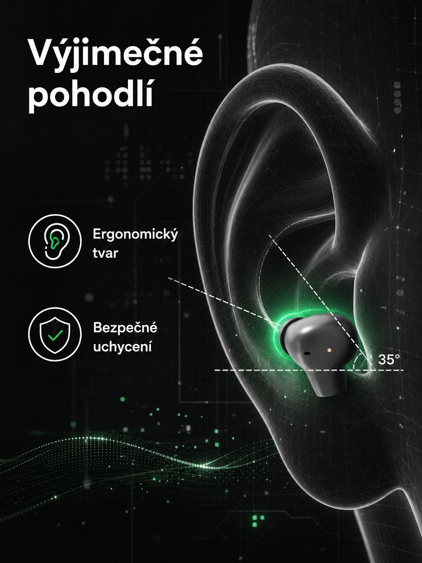 Bezpečné nošení díky technologii kostního vedení zvuku