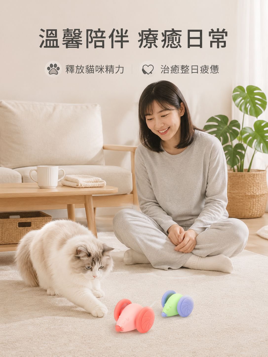 貓捉老鼠滾輪跑跑樂