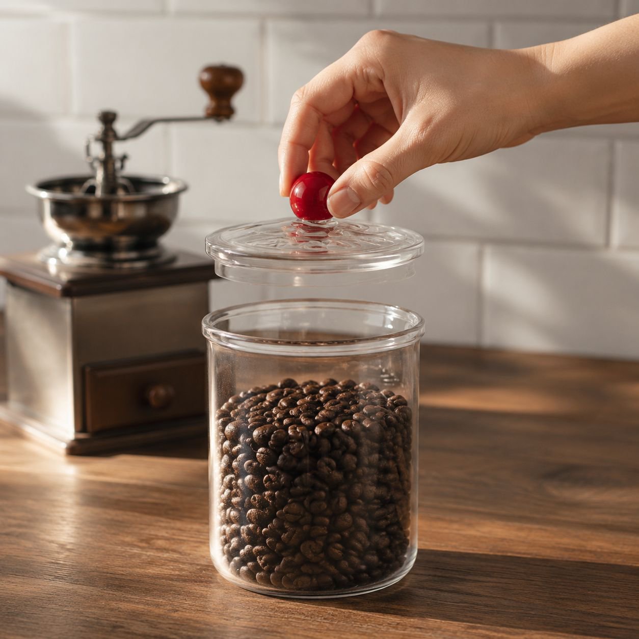 Home Coffee Bean Freshness Canister