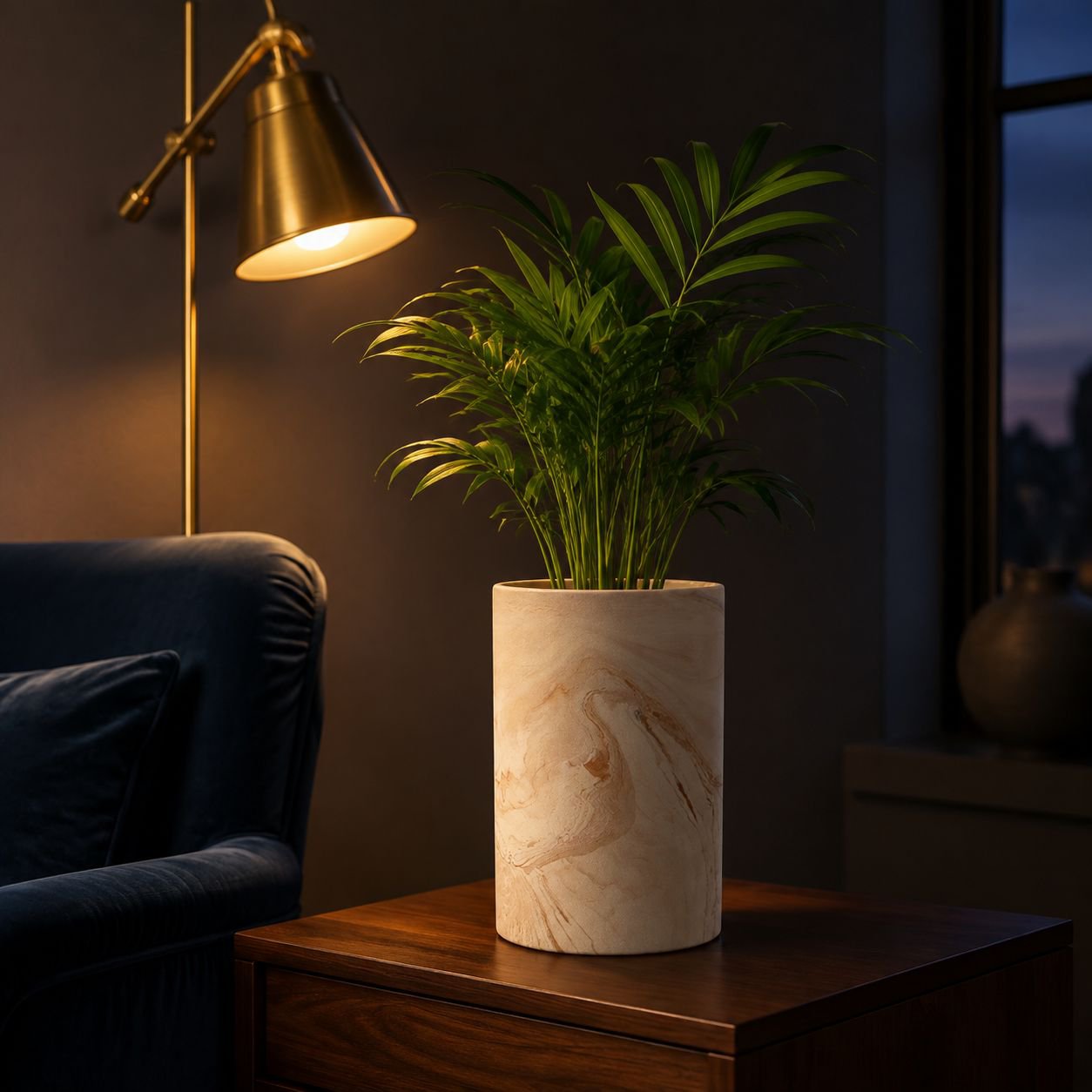 Luxury ceramic planter showcasing sophisticated design