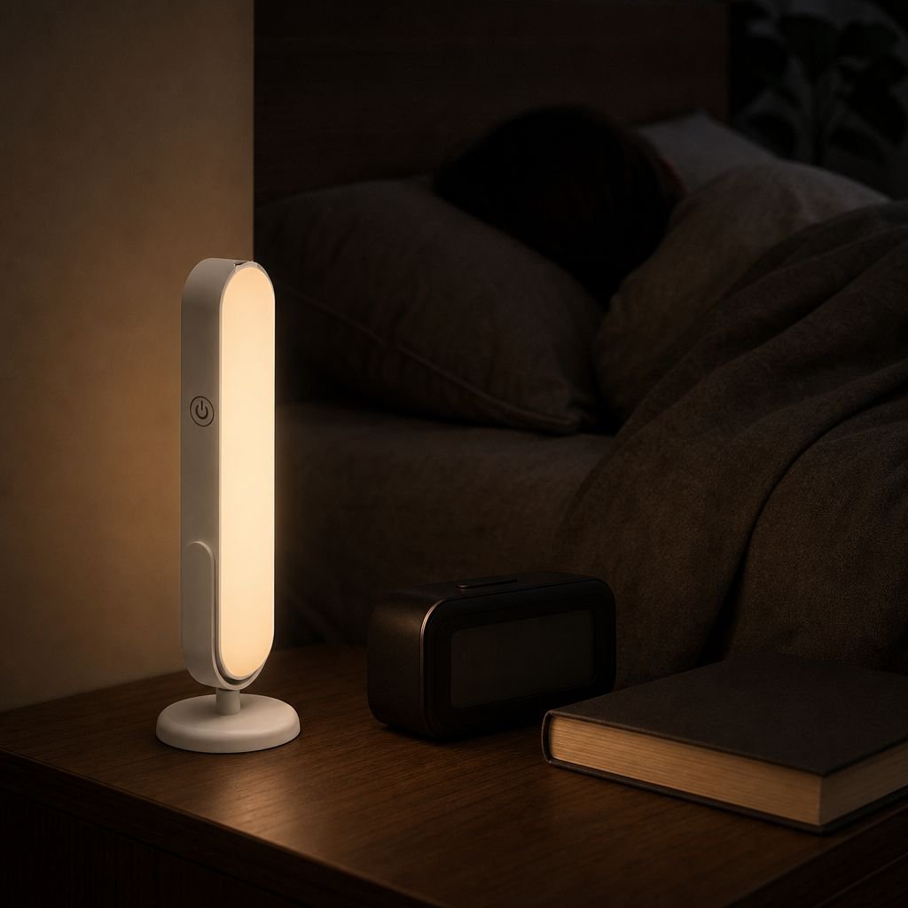 Lámpara de escritorio LED amigable para los ojos en ambiente de oficina
