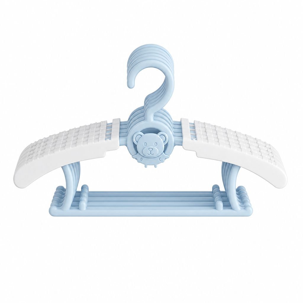 Infant Special Hanger Adjustable Solid Wood Sliding Household Hanger