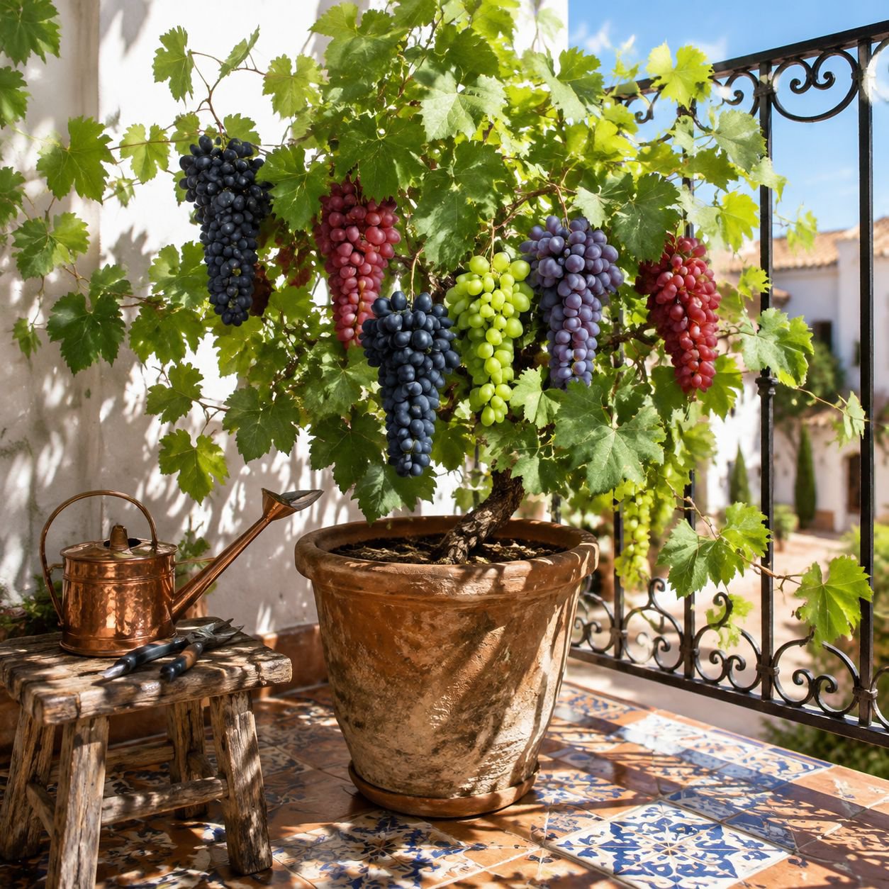 Plantones de zafiro de uva «Sunshine»