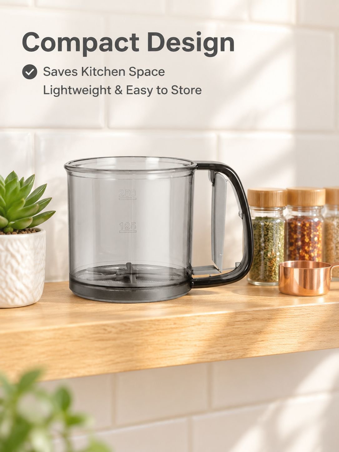 Semi-Automatic Handheld Flour Sifter