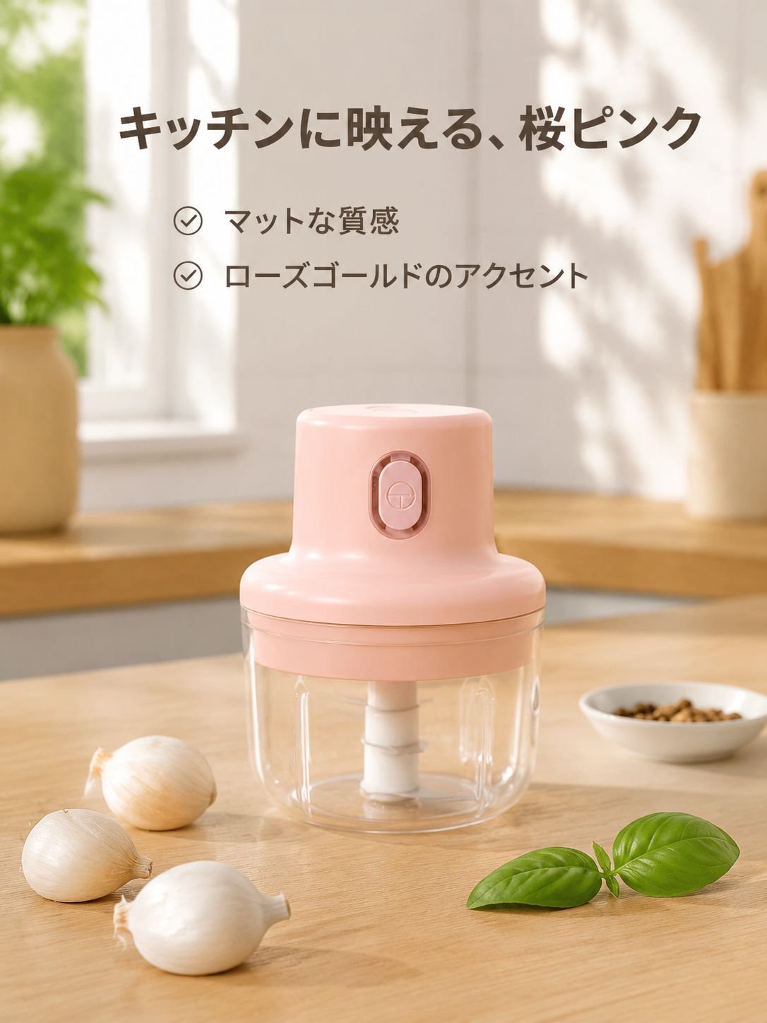 電動ミニガーリックプレス