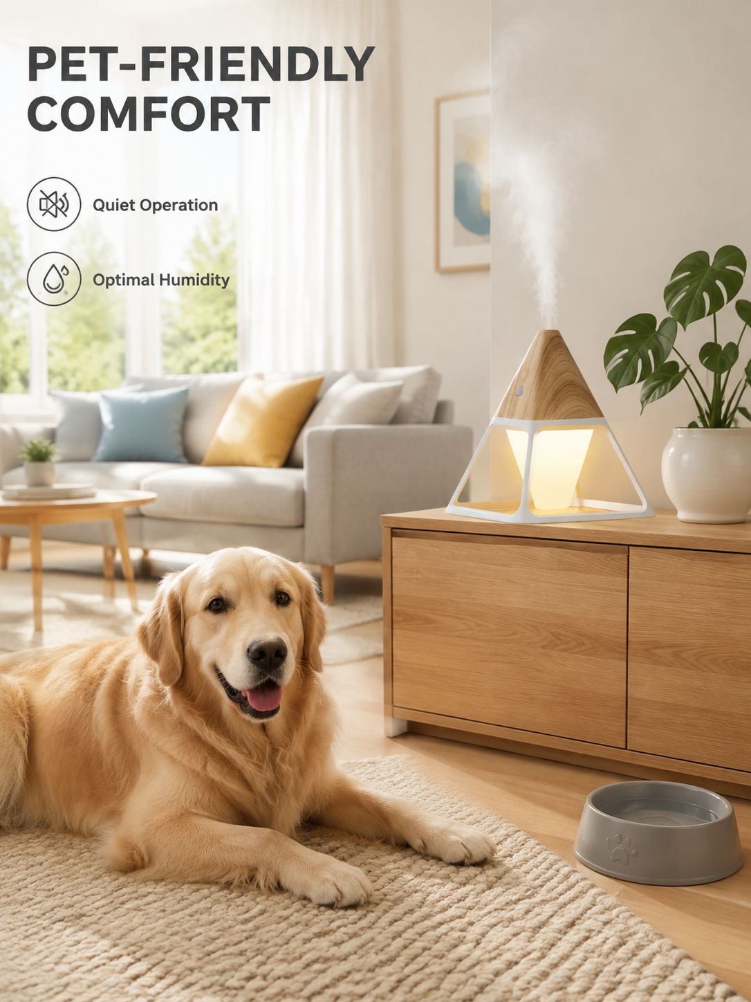 Large Capacity Silent Mist Humidifier
