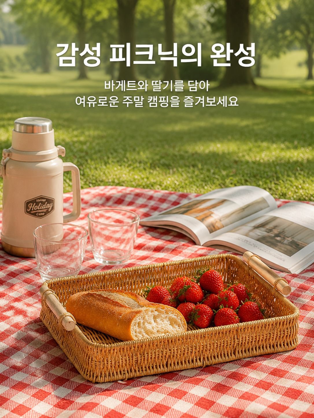 모조 덩굴 과일 쟁반 수공 뜨개질 광주리