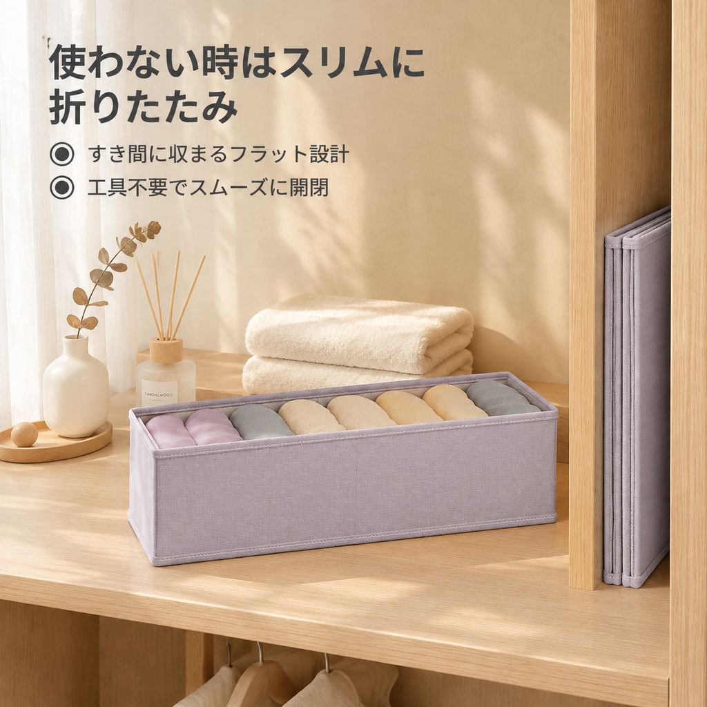引き出し式 布製収納ボックス 大容量 クローゼット 衣類収納ケース 卓上 整理ボックス 寮 寝室