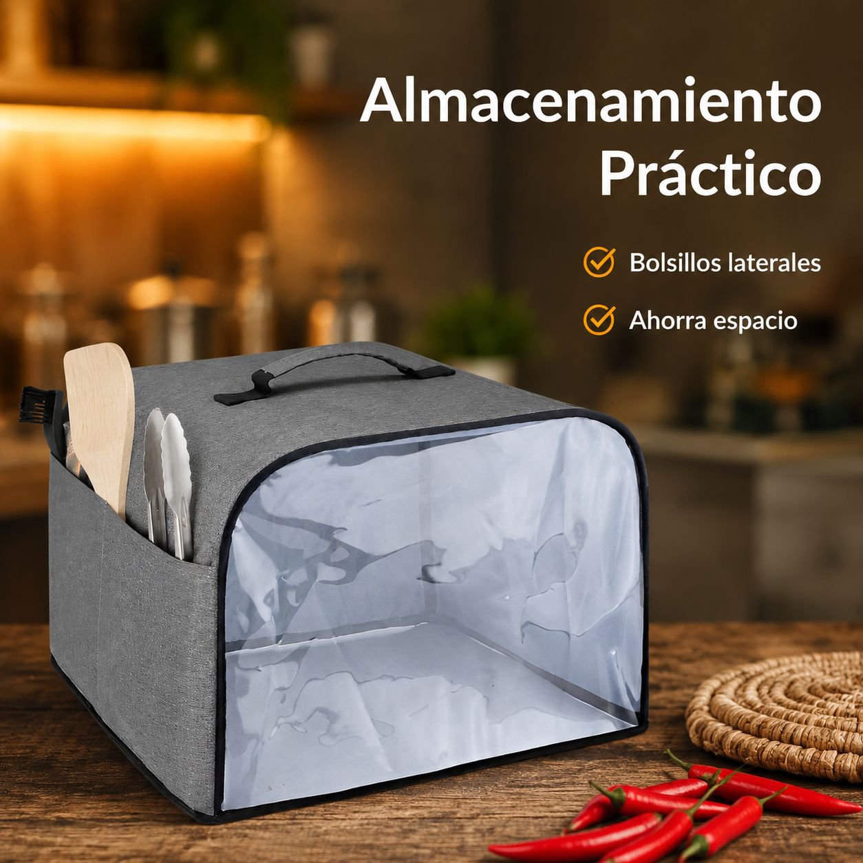 Funda multifuncional impermeable para horno, apta para freidora de aire y tostadora