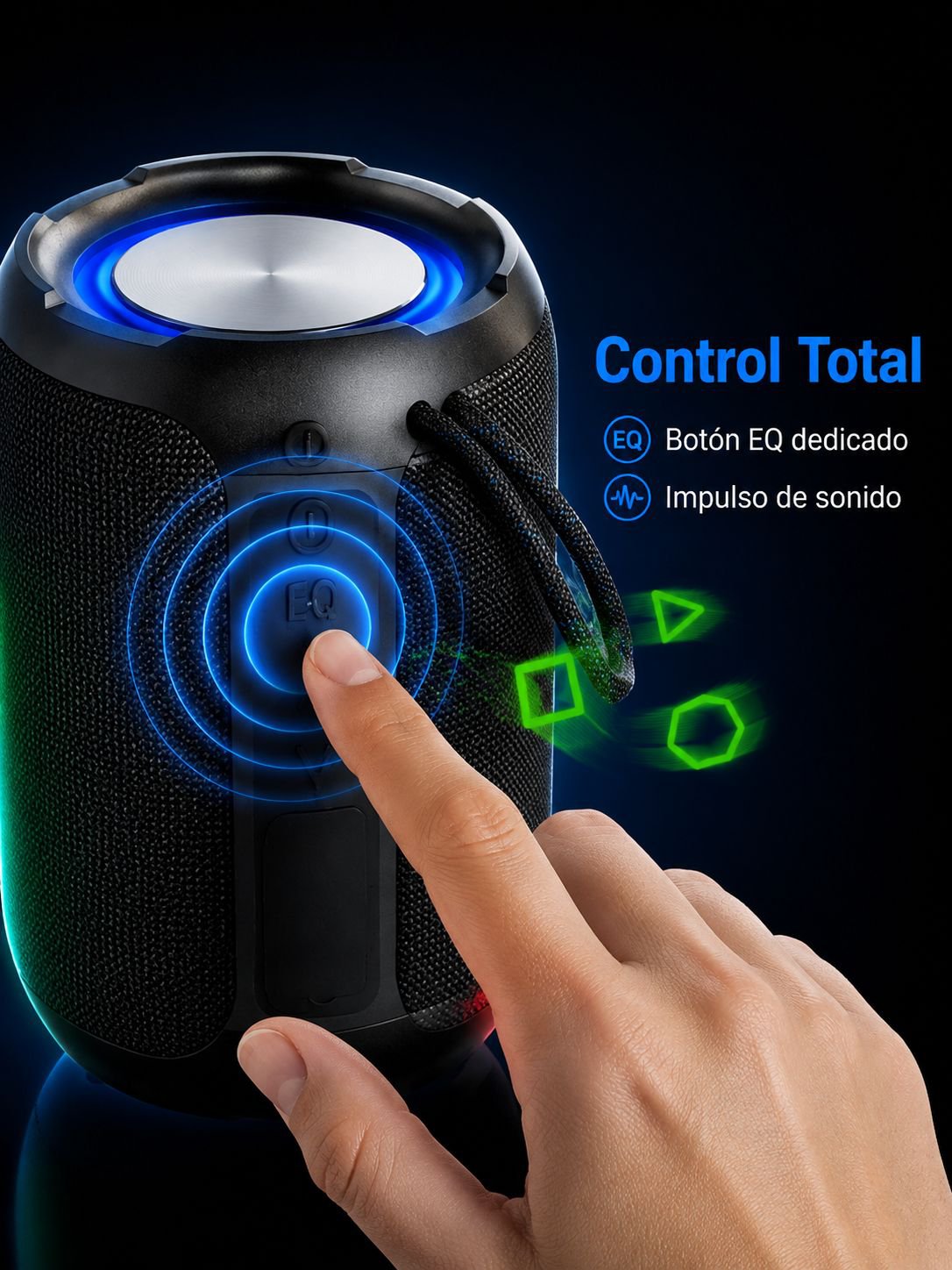 Altavoz Bluetooth portátil de alta calidad e impermeable