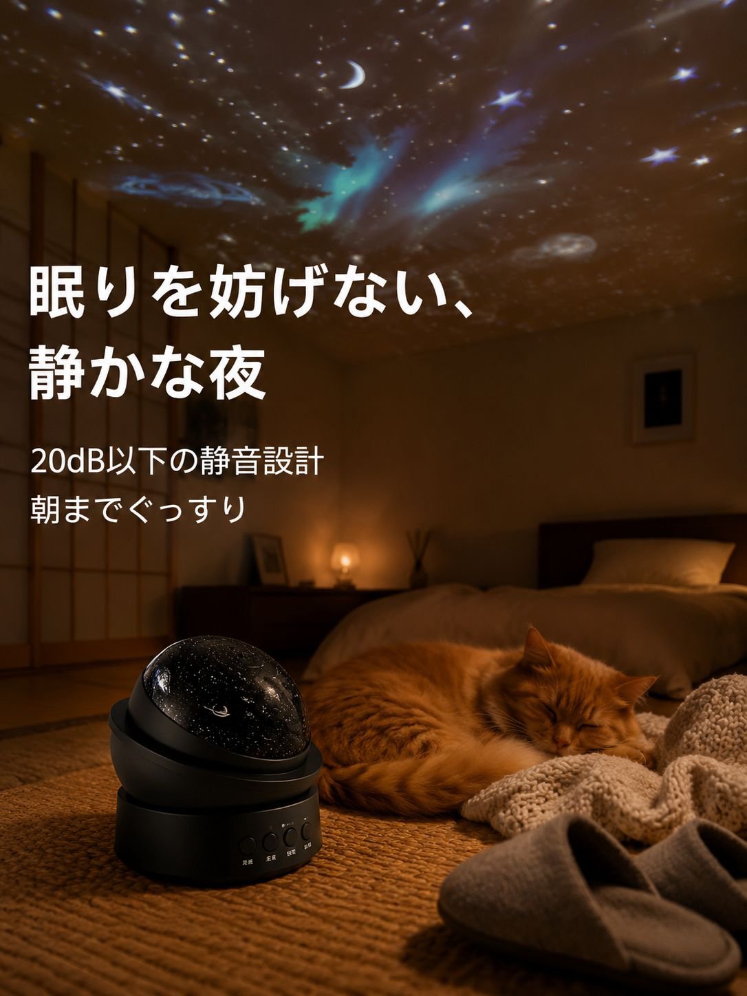 多機能星空ムードライト