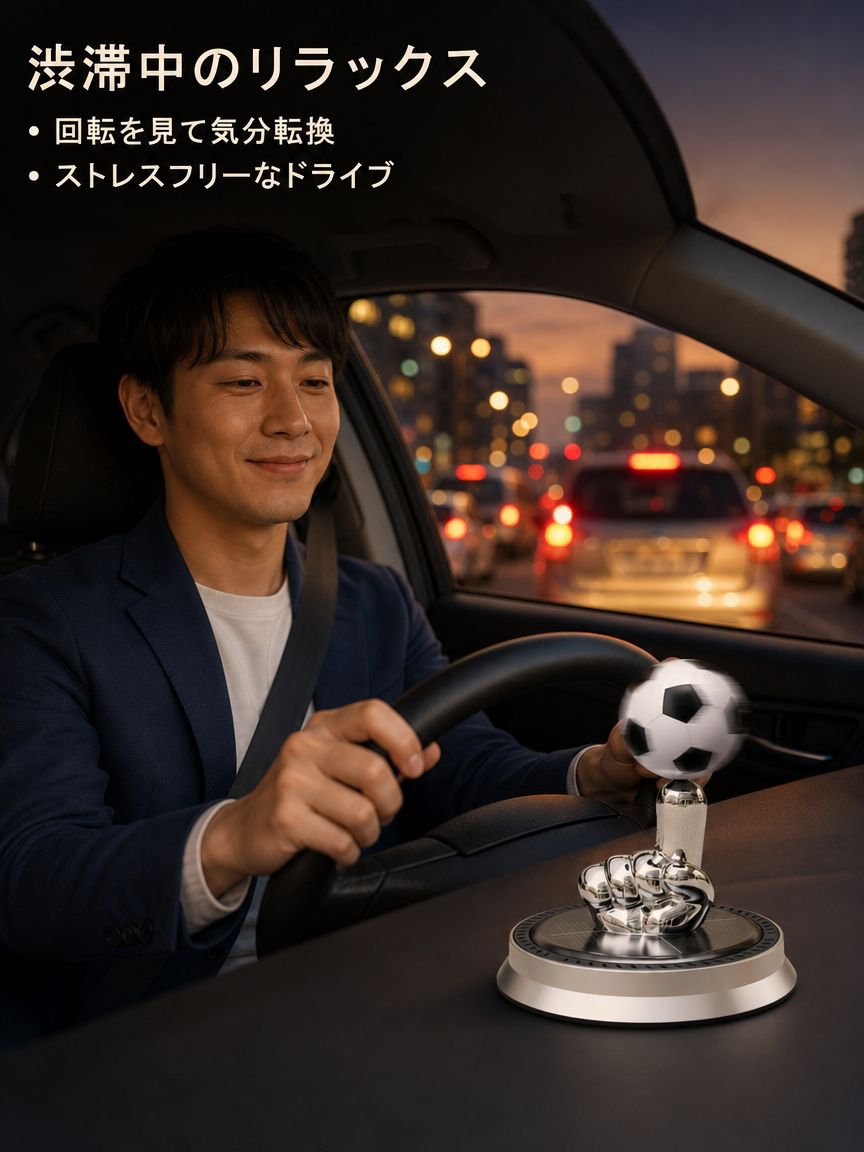 車用サッカーオーナメント