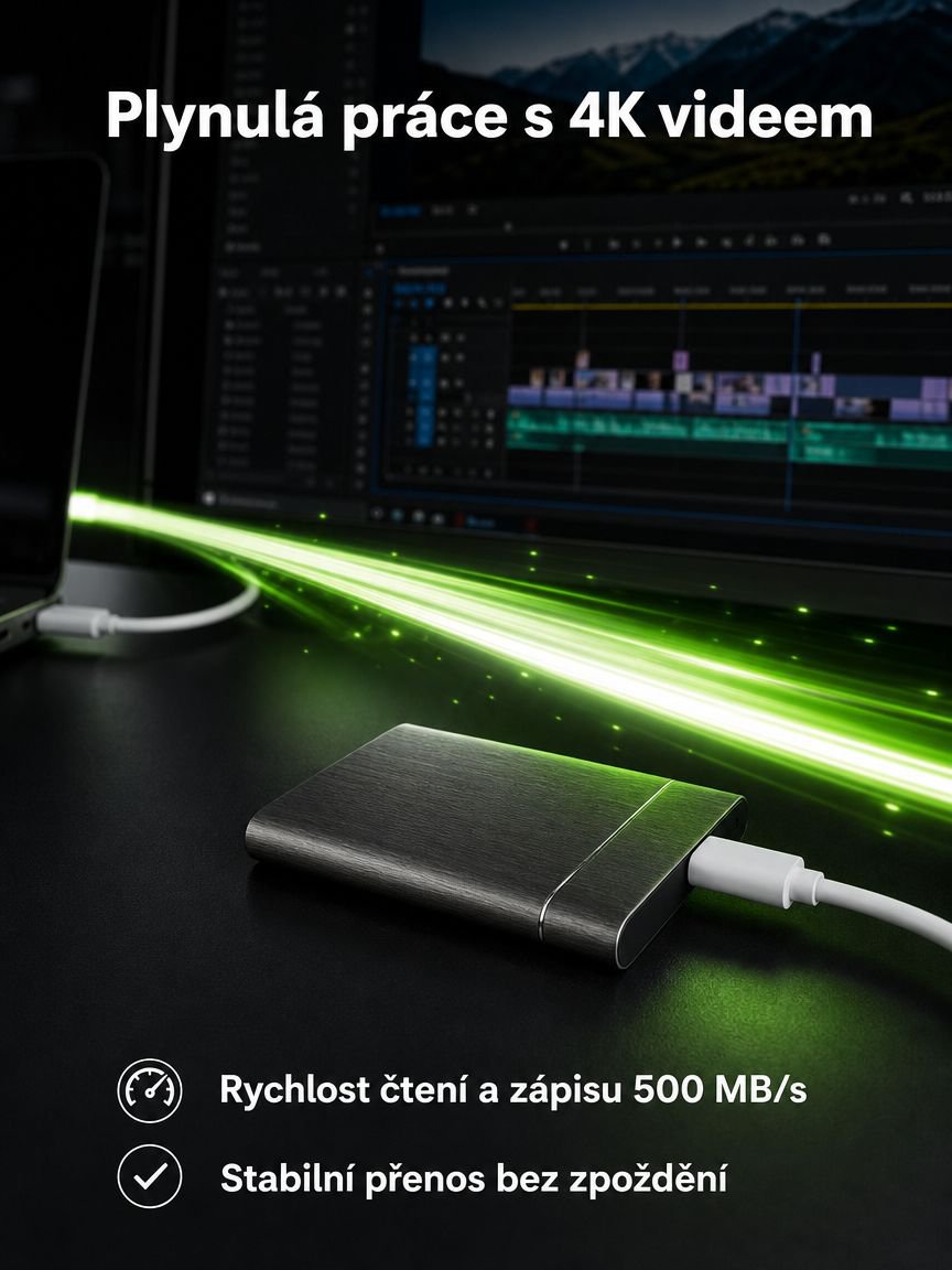 Rychlý SSD disk vhodný na cestování