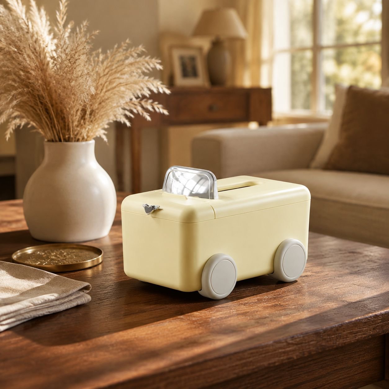 Multifunctional Tissue Box Desktop Storage Home Decor