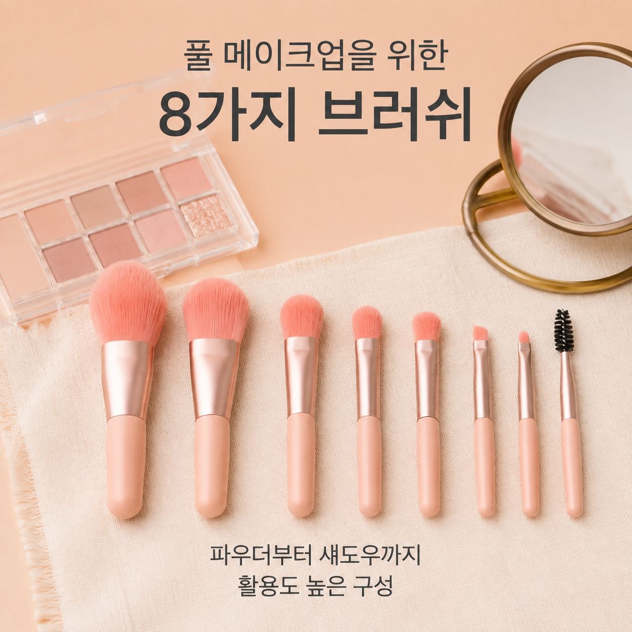 미니 8종 소프트 브러시 세트