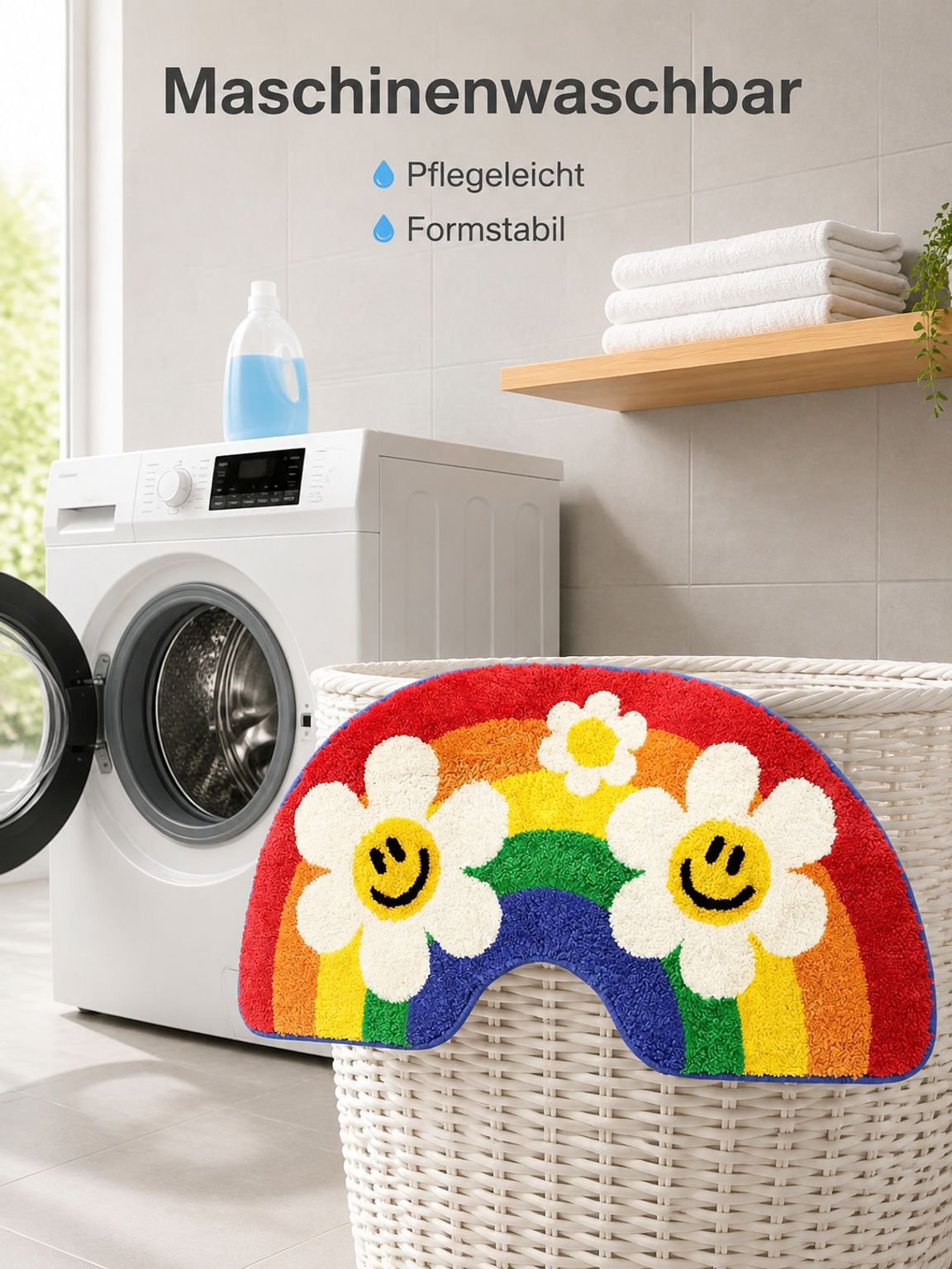 Regenbogen-Antirutschmatte