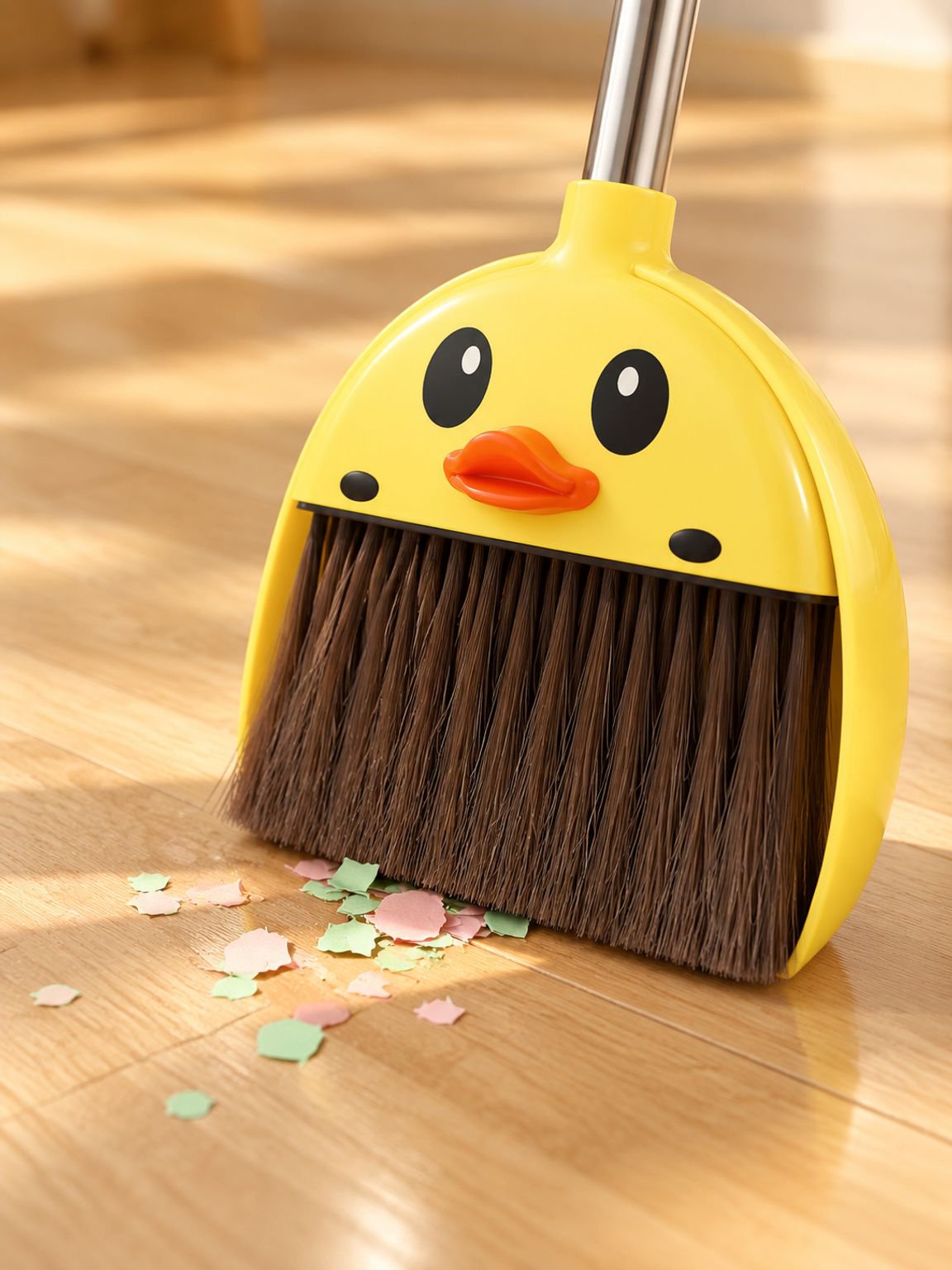 子供が使いやすいプラスチック製ほうき