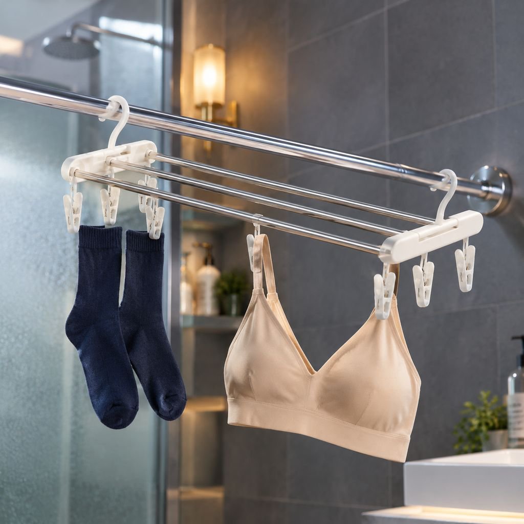 Multifunctional Stainless Steel Telescopic Drying Rack