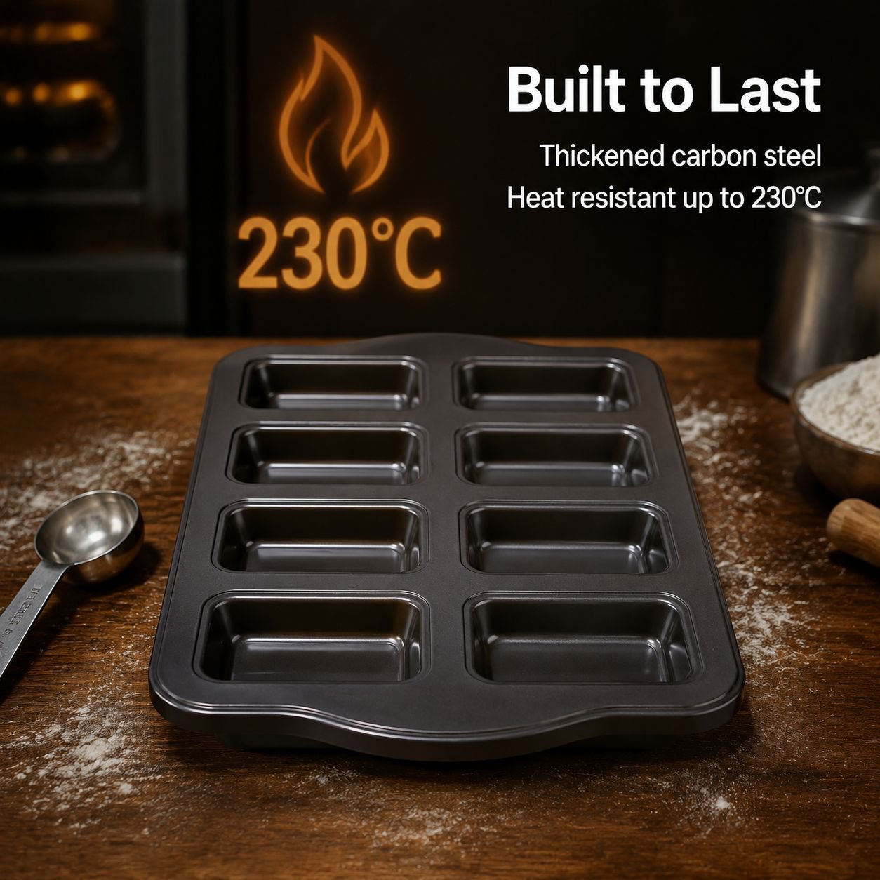 Carbon Steel Non-stick Rectangular Bread Baking Mold