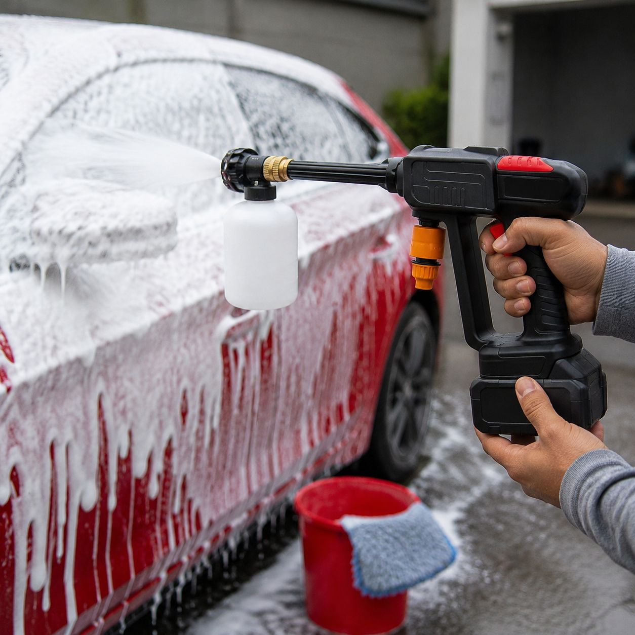 Laveuse de voiture à haute pression