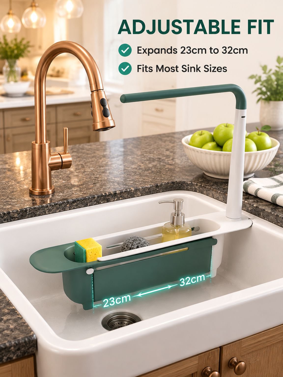Expandable Kitchen Sink Draining Rack