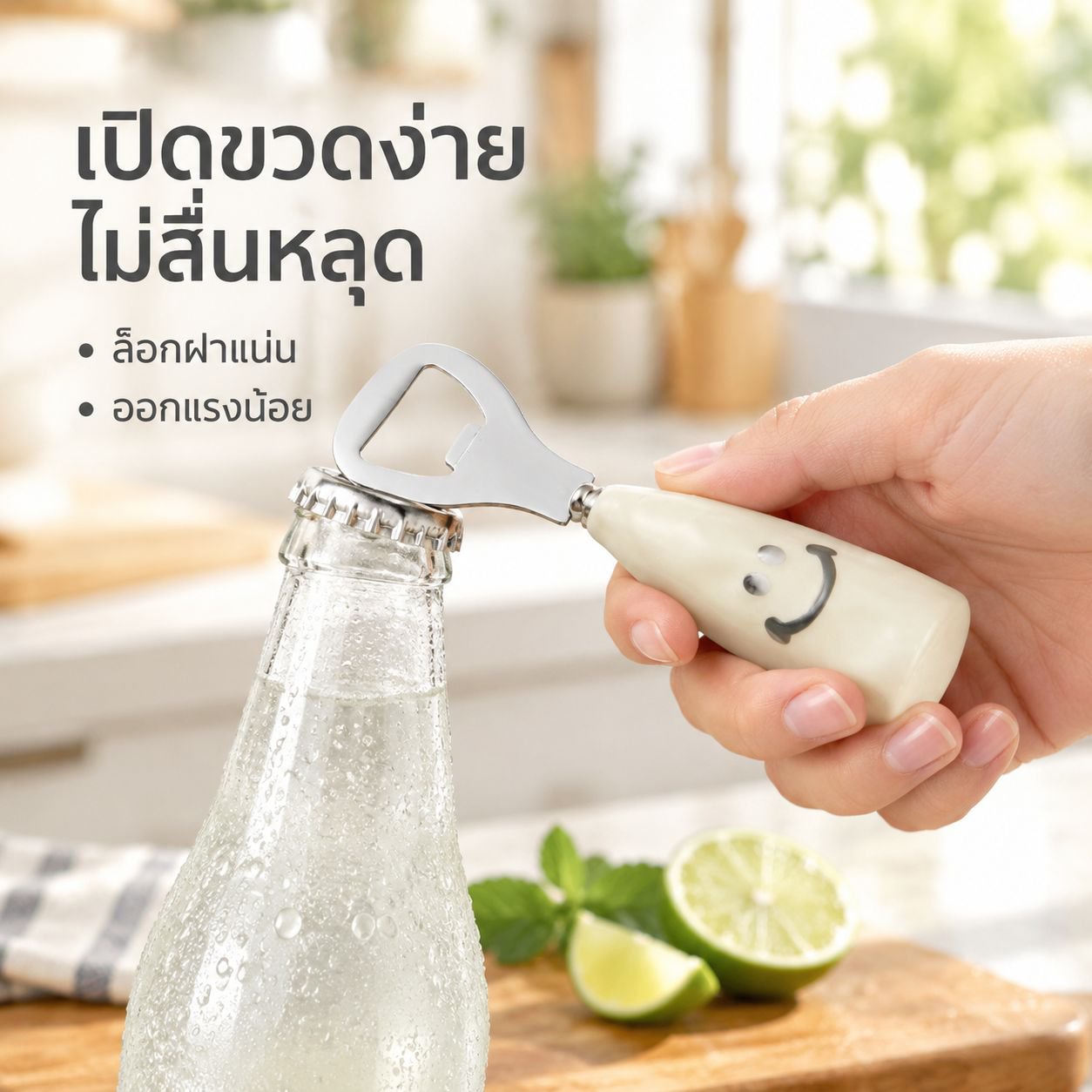 ที่เปิดฝาขวดอเนกประสงค์สแตนเลส