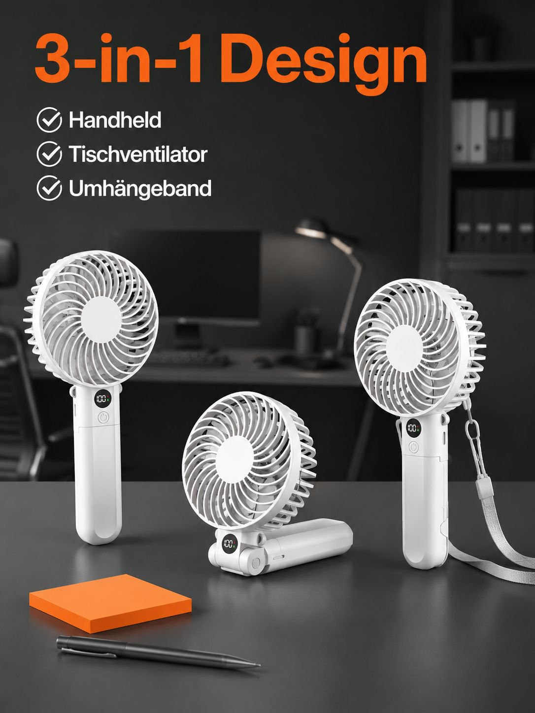 Portable Handheld Mini Neck Fan