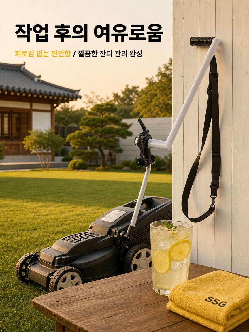 예초기 작업 시 피로 감소 효과
