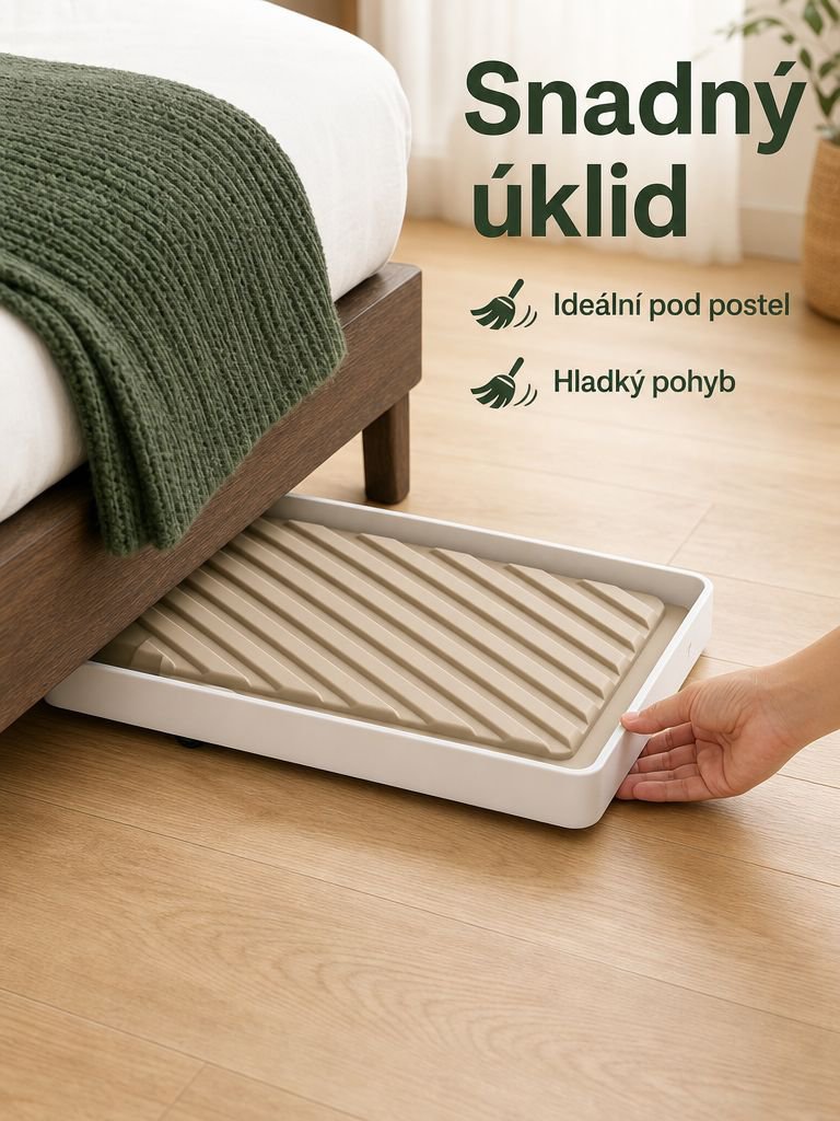 Prodyšný materiál čtvercové úložné krabice