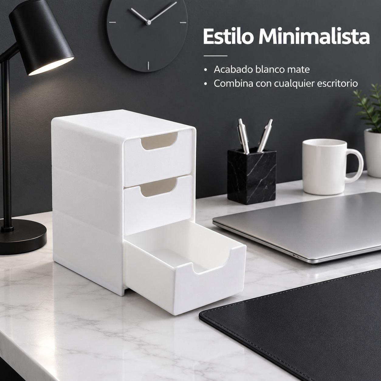 Caja de almacenamiento pequeña tipo cajón para escritorio