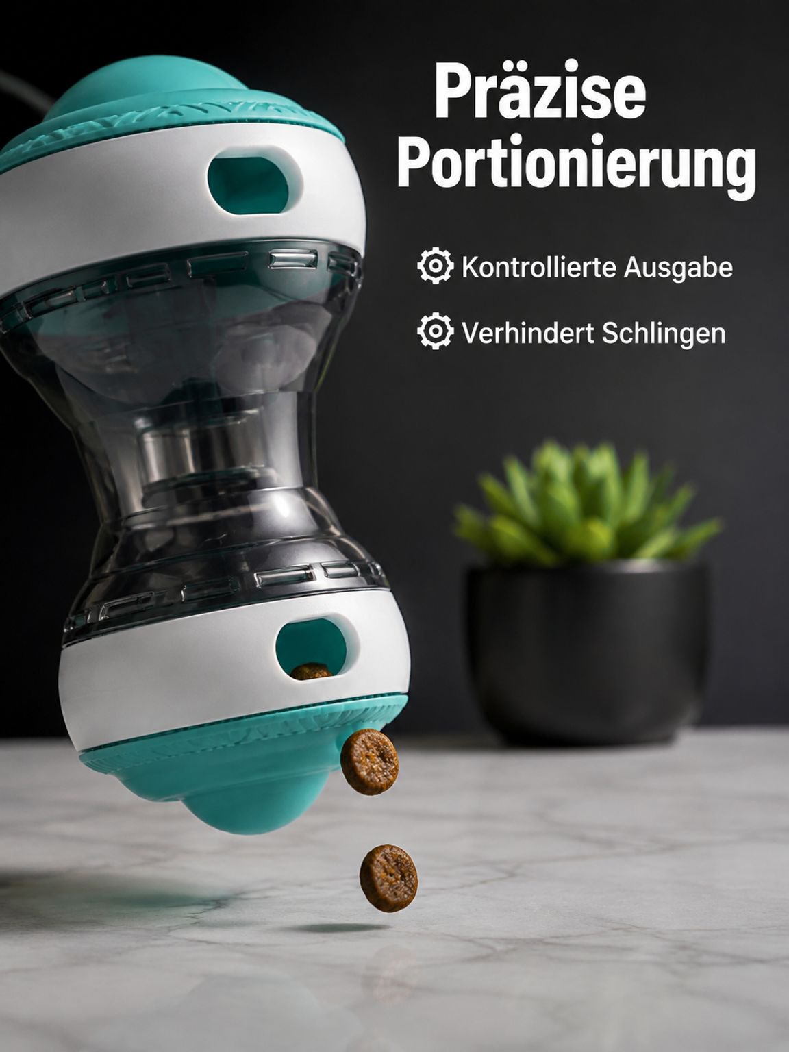Interaktiver Futterspender für Haustiere