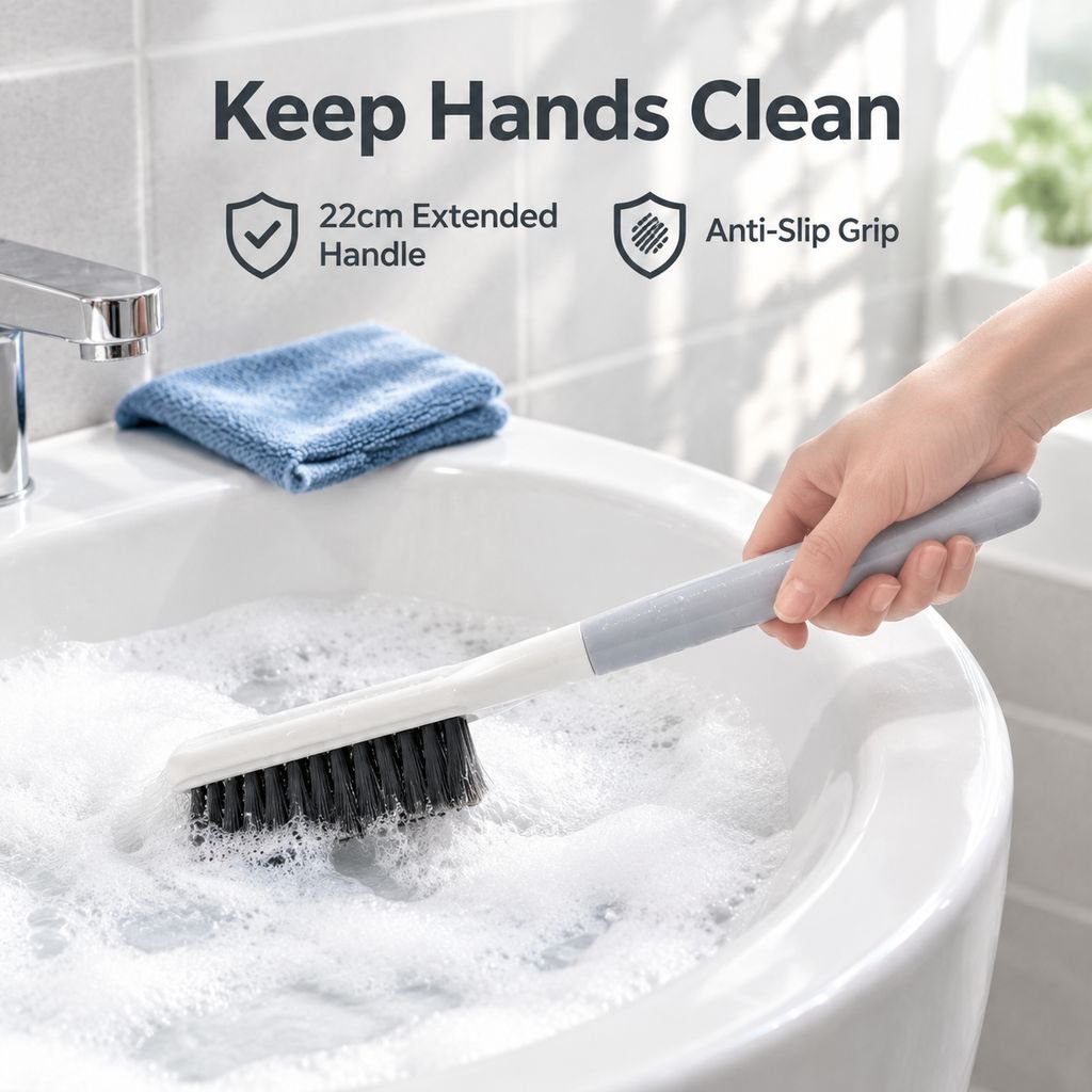 Soft Bristle Shoe Brush Multifunctional Laundry Cleaning Scrub Brush for Shoes