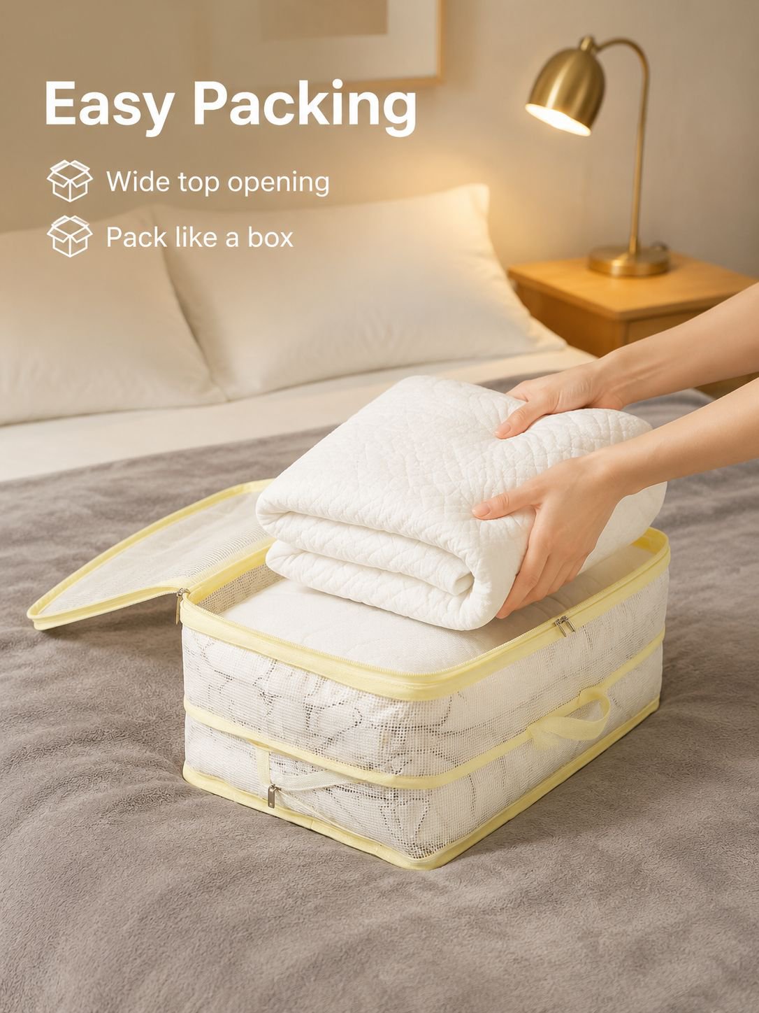 Transparent Large Clothes Organizer