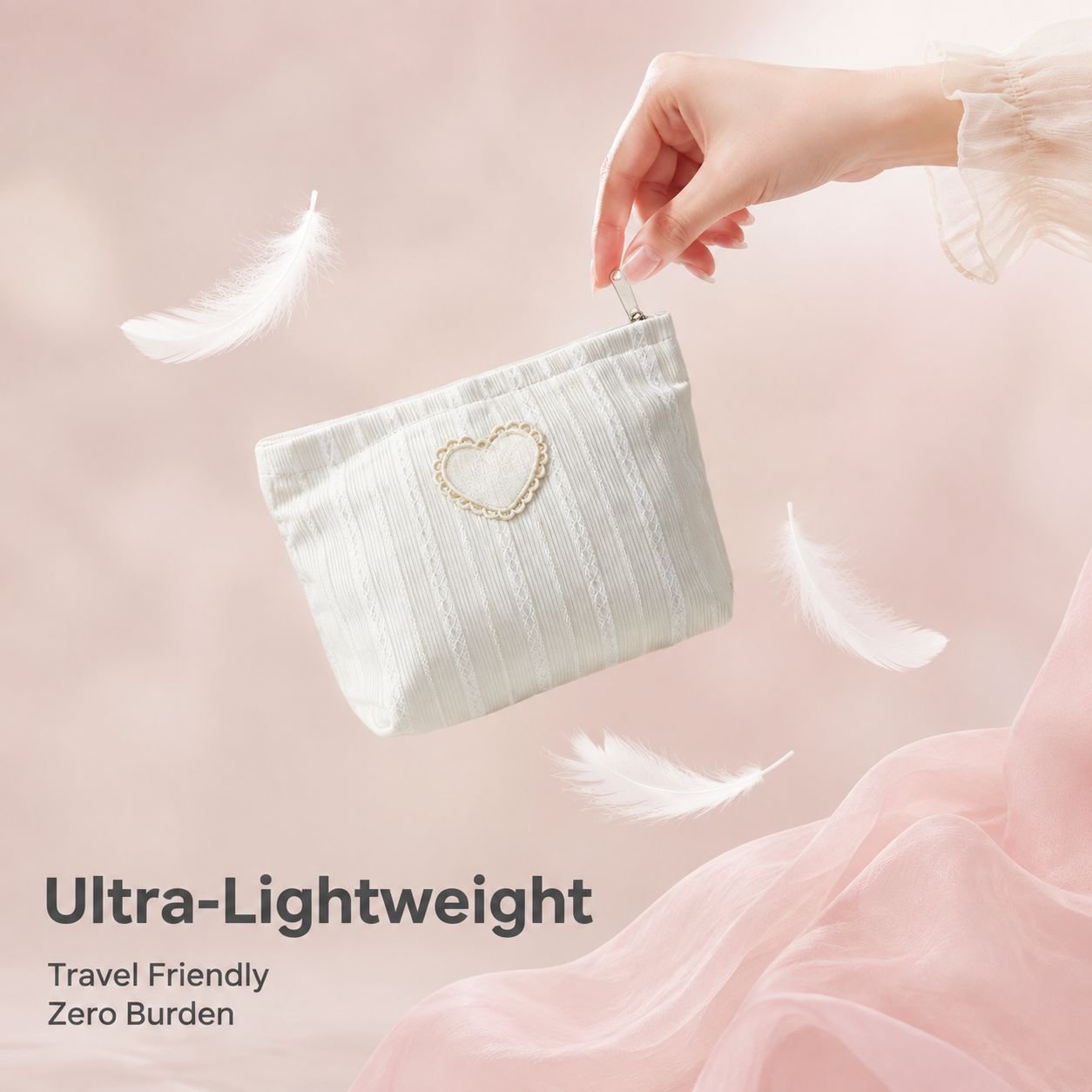 Simple Fresh Toiletry Bag Multifunctional Handheld Organizer