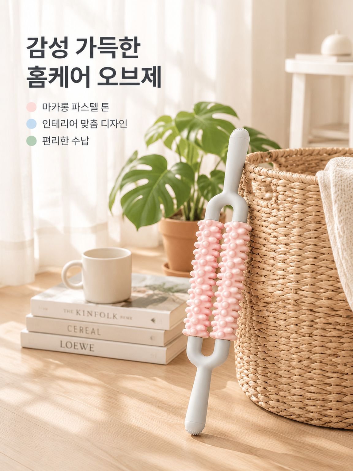 요가 롤러 릴렉세이션 마사지기