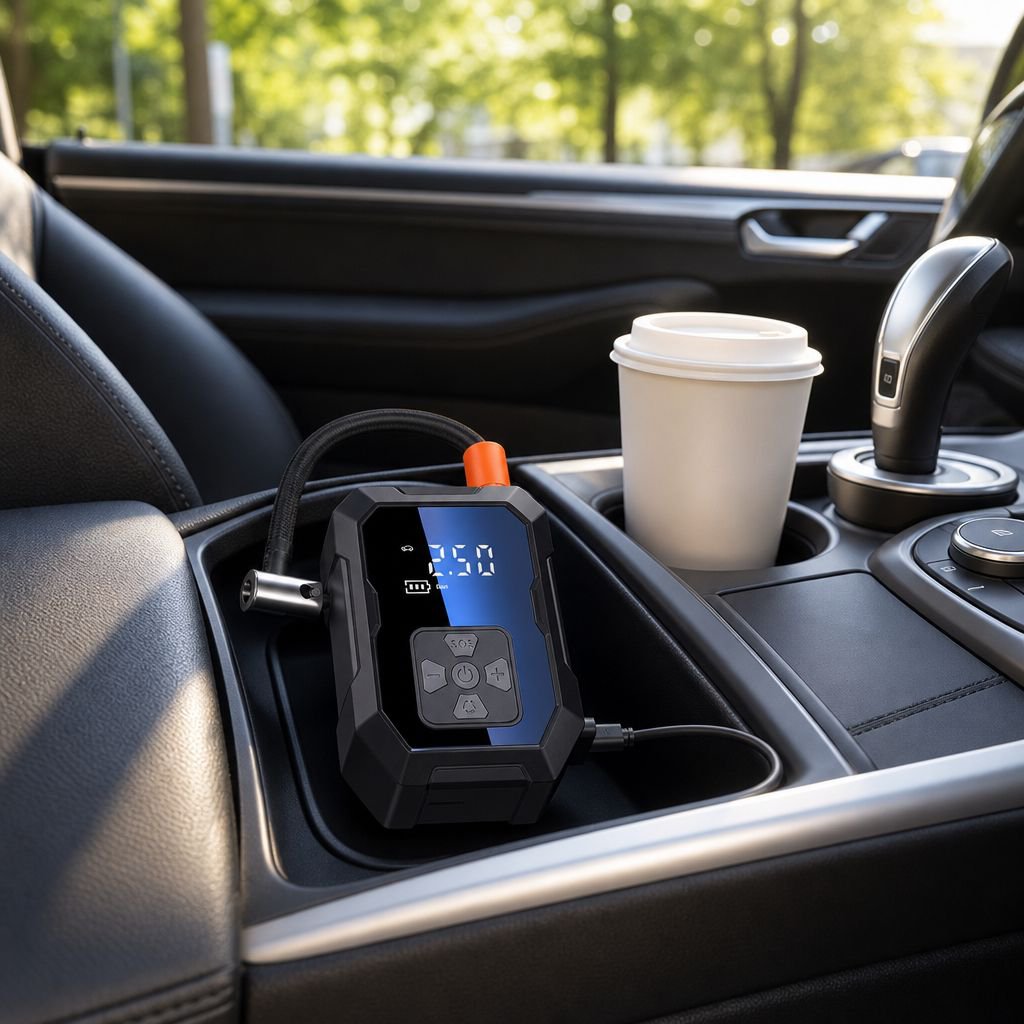 Inflador de neumáticos eléctrico para automóvil