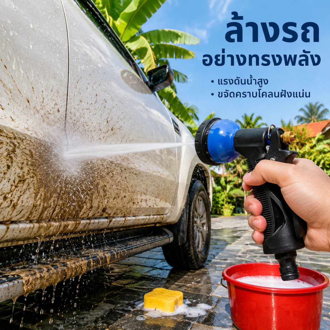 ปืนฉีดน้ำสำหรับสวนในบ้าน